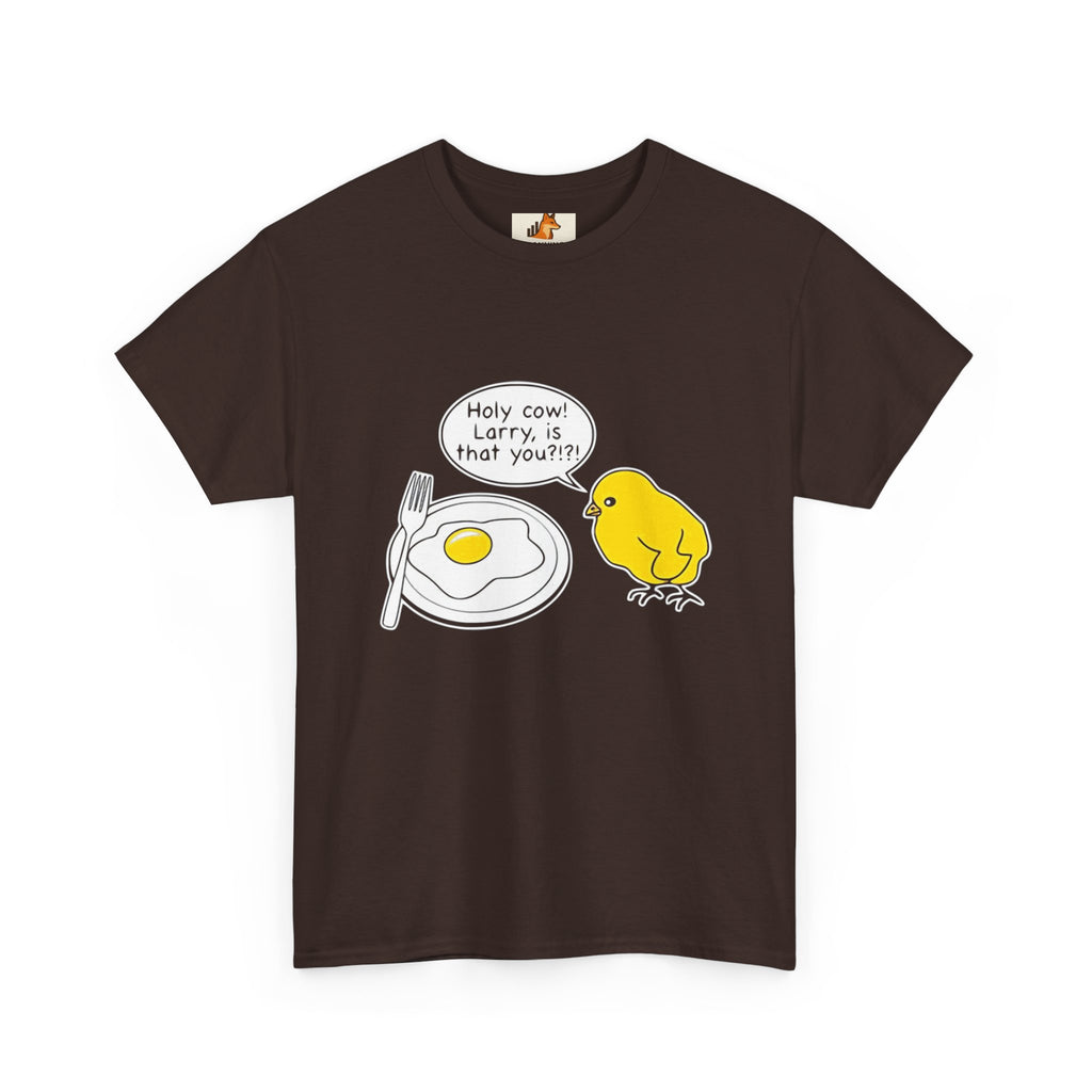 Egg & Chick Graphic Tee — "Not Yolk" Cute Breakfast T-Shirt