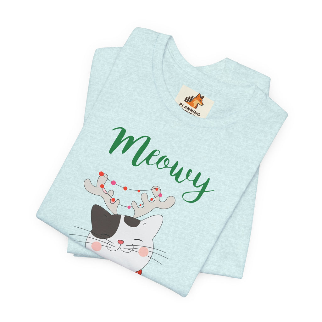 Meowy Catmas T-Shirt – Cute Christmas Cat Tee