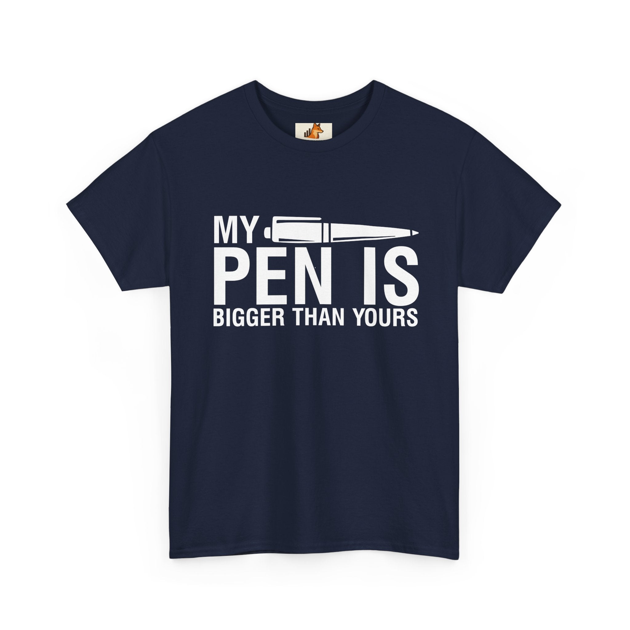 T-Shirt — "My Pen Is Bigger Than Yours" Funny Writer/Journalist Tee