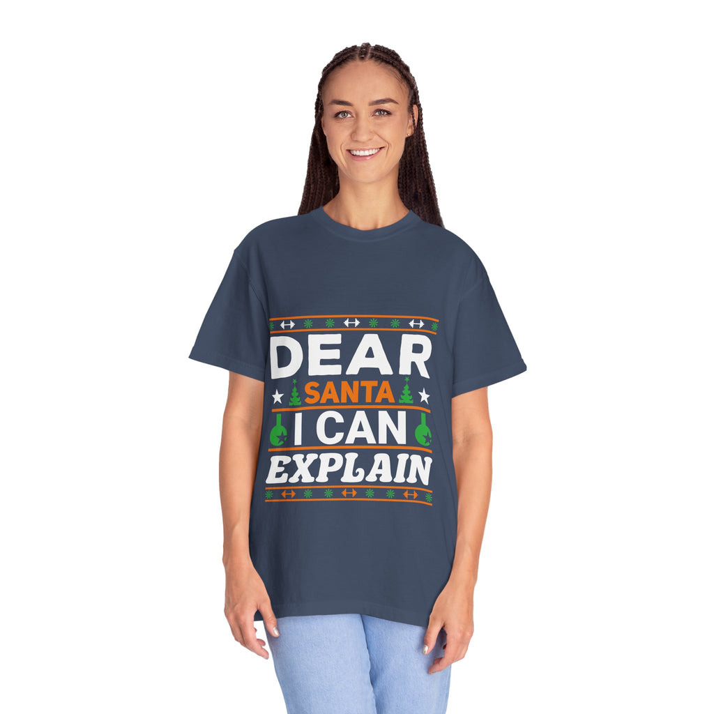 Dear Santa I Can Explain Christmas T-Shirt