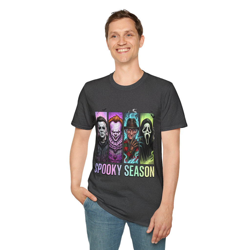 Halloween Horror Icons T-Shirt — "Spooky Season" Graphic Tee