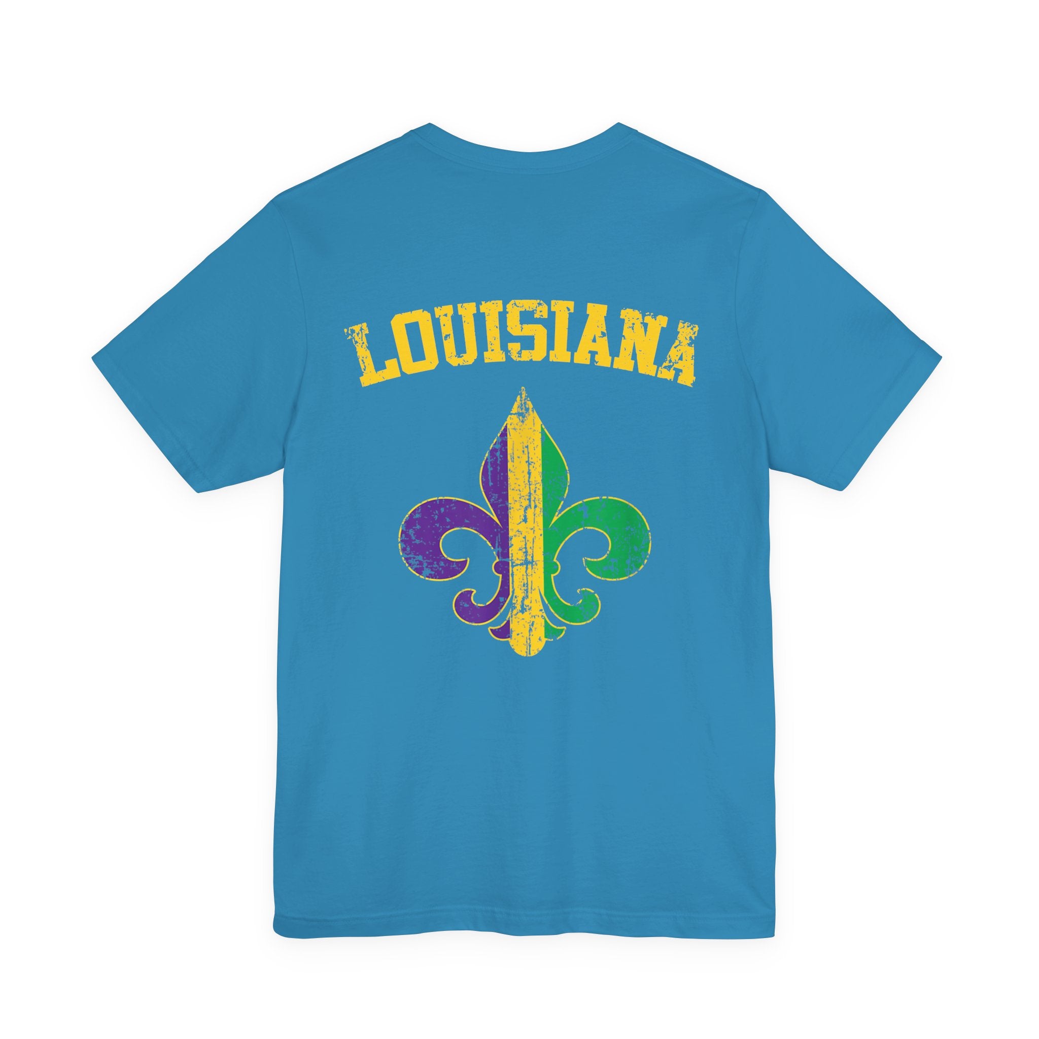 King Cake Calories Tee — Mardi Gras Louisiana Fleur-de-Lis Shirt