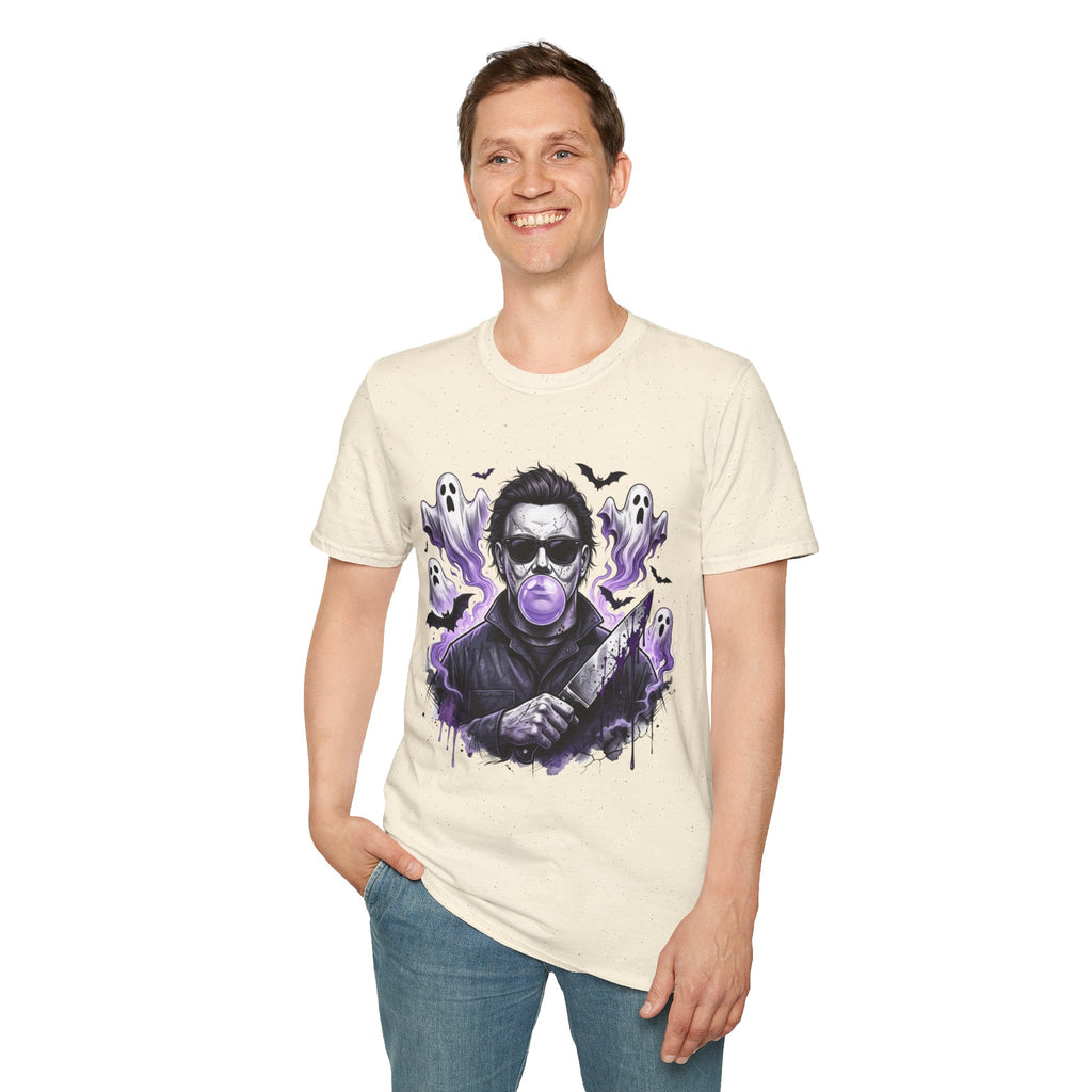 Vintage Horror Icon T-Shirt — Bubblegum Jason Design