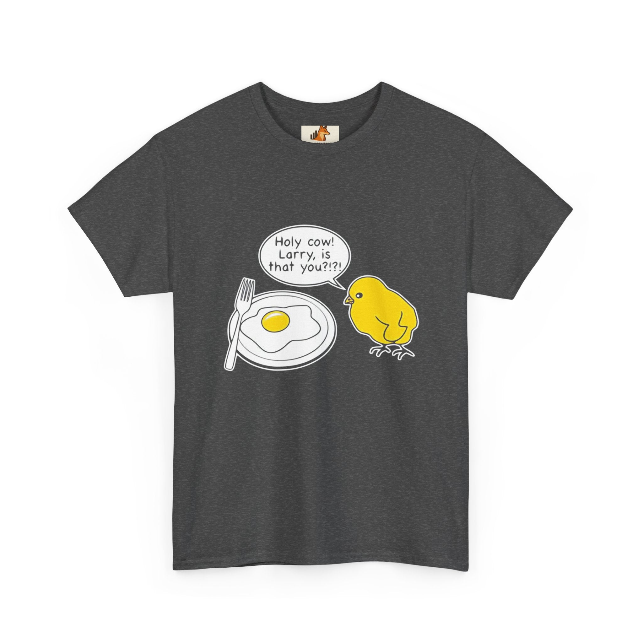 Egg & Chick Graphic Tee — "Not Yolk" Cute Breakfast T-Shirt