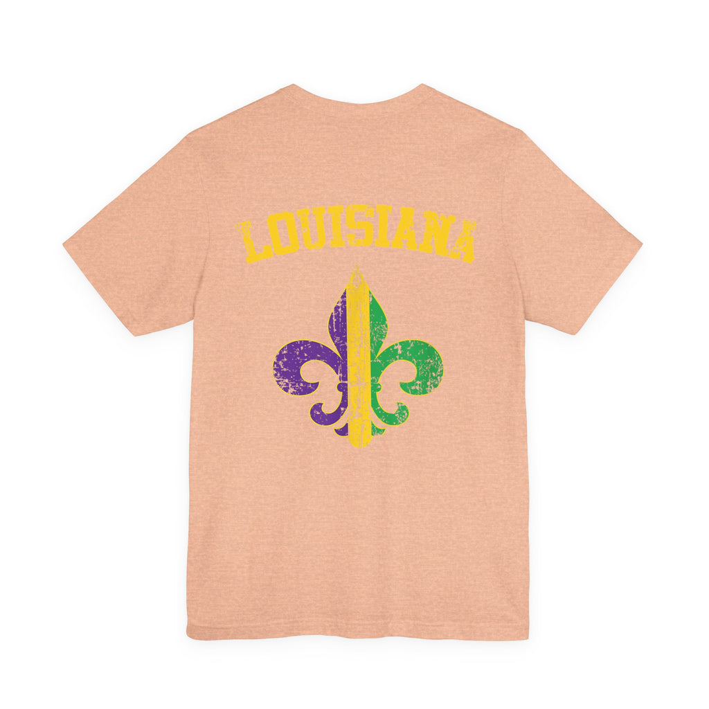 Mardi Gras Willow T-Shirt — Louisiana Fleur-de-Lis Tee