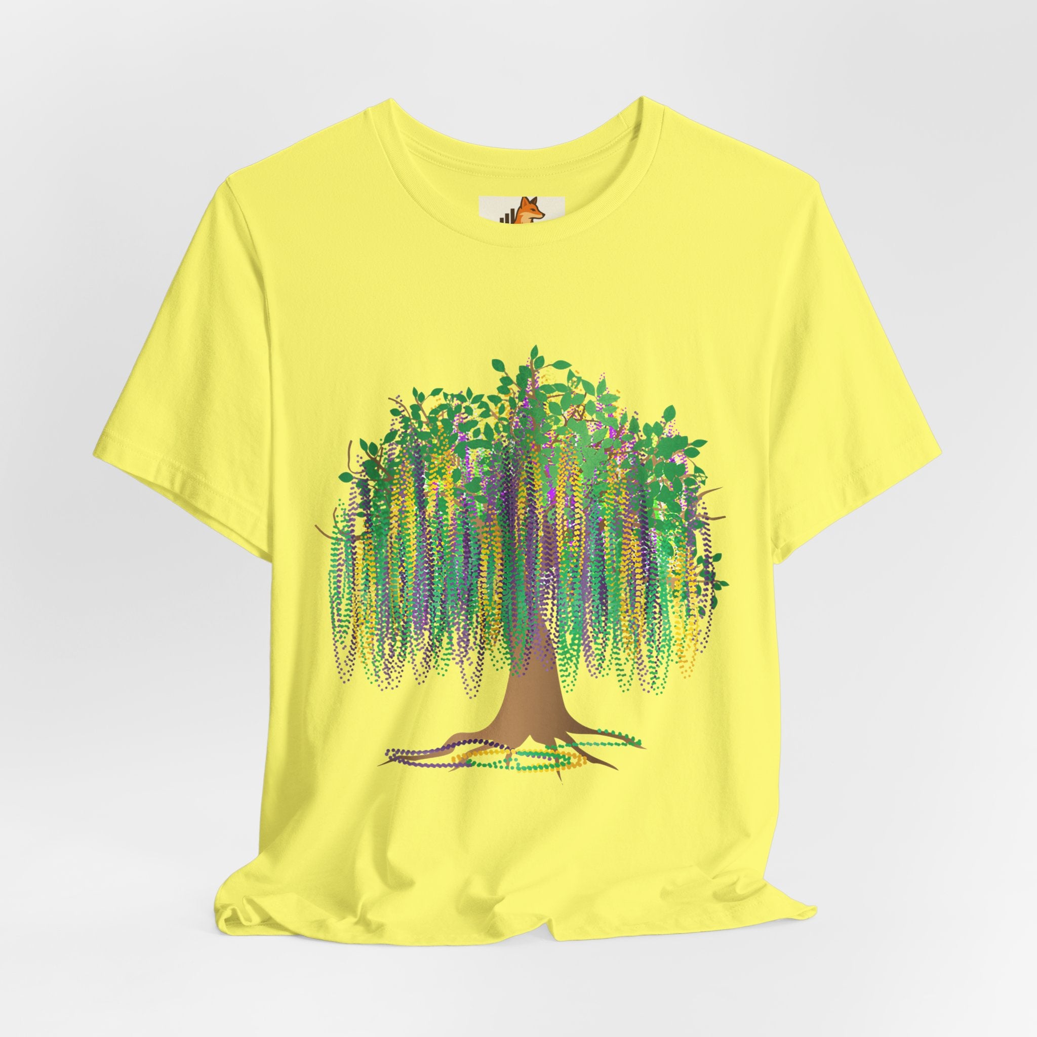 Mardi Gras Willow T-Shirt — Louisiana Fleur-de-Lis Tee