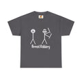 T-Shirt — 'Armed Robbery' Stick Figure Graphic Tee