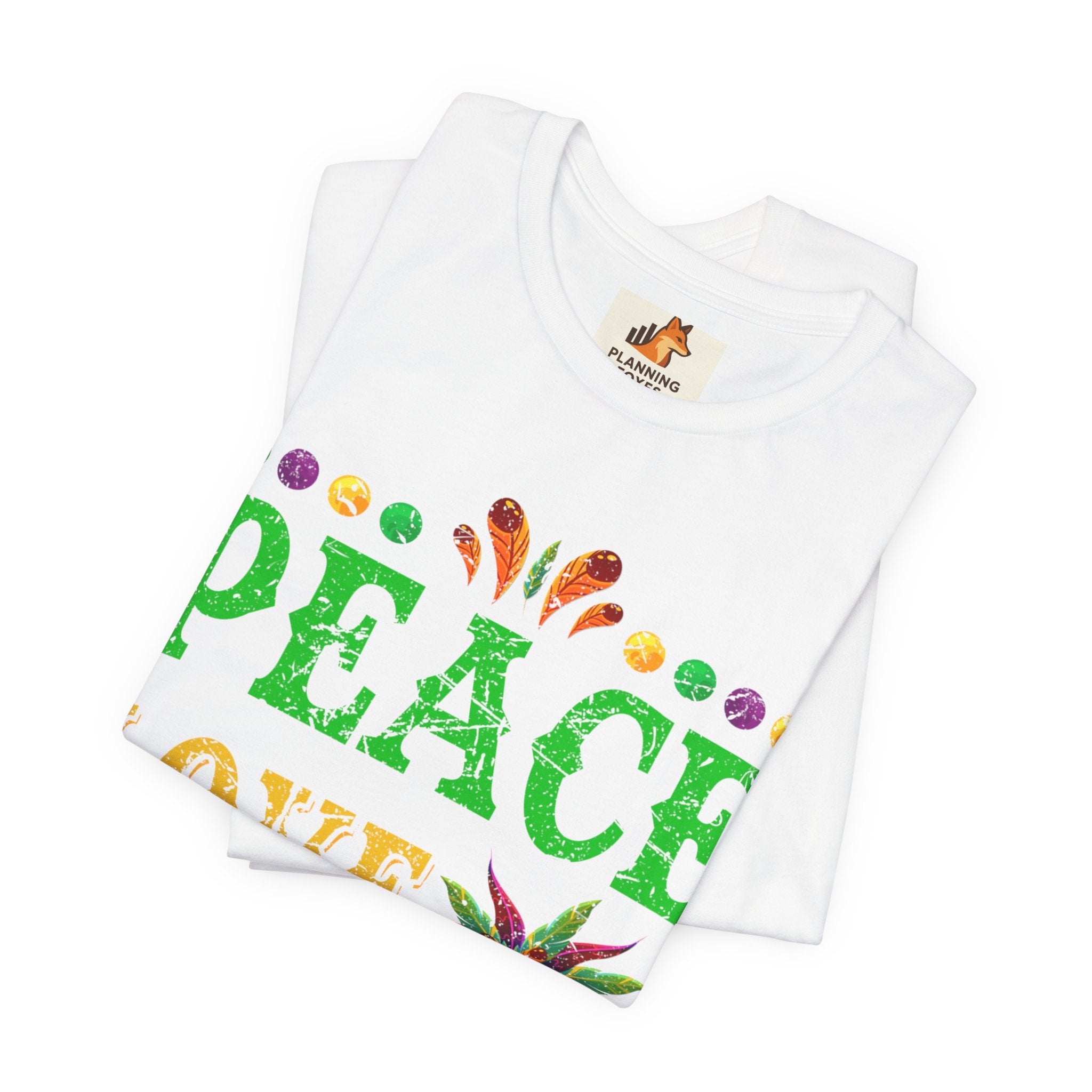 Mardi Gras T-Shirt — "Peace Love Gumbo" Festive Carnival Tee