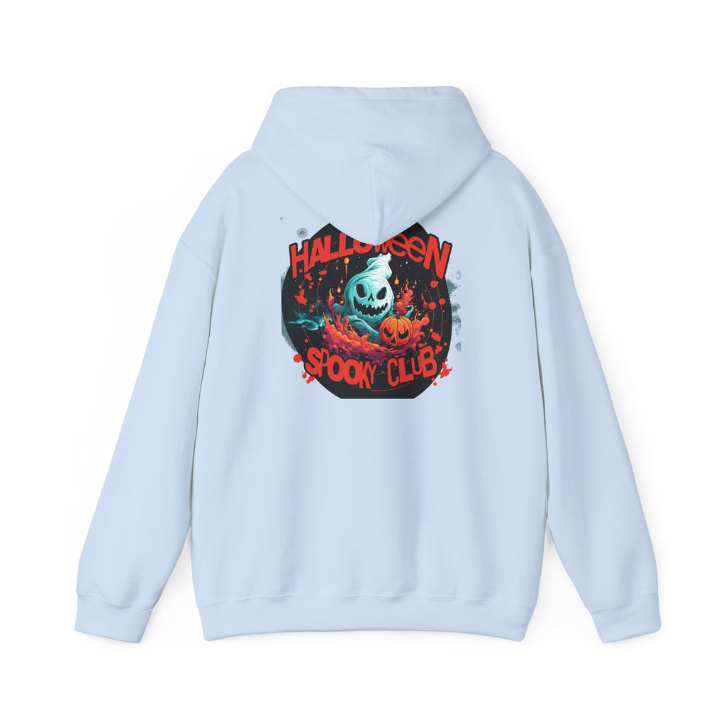 Halloween Spooky Club Hoodie — Fatality Retro Skull Horror Pullover