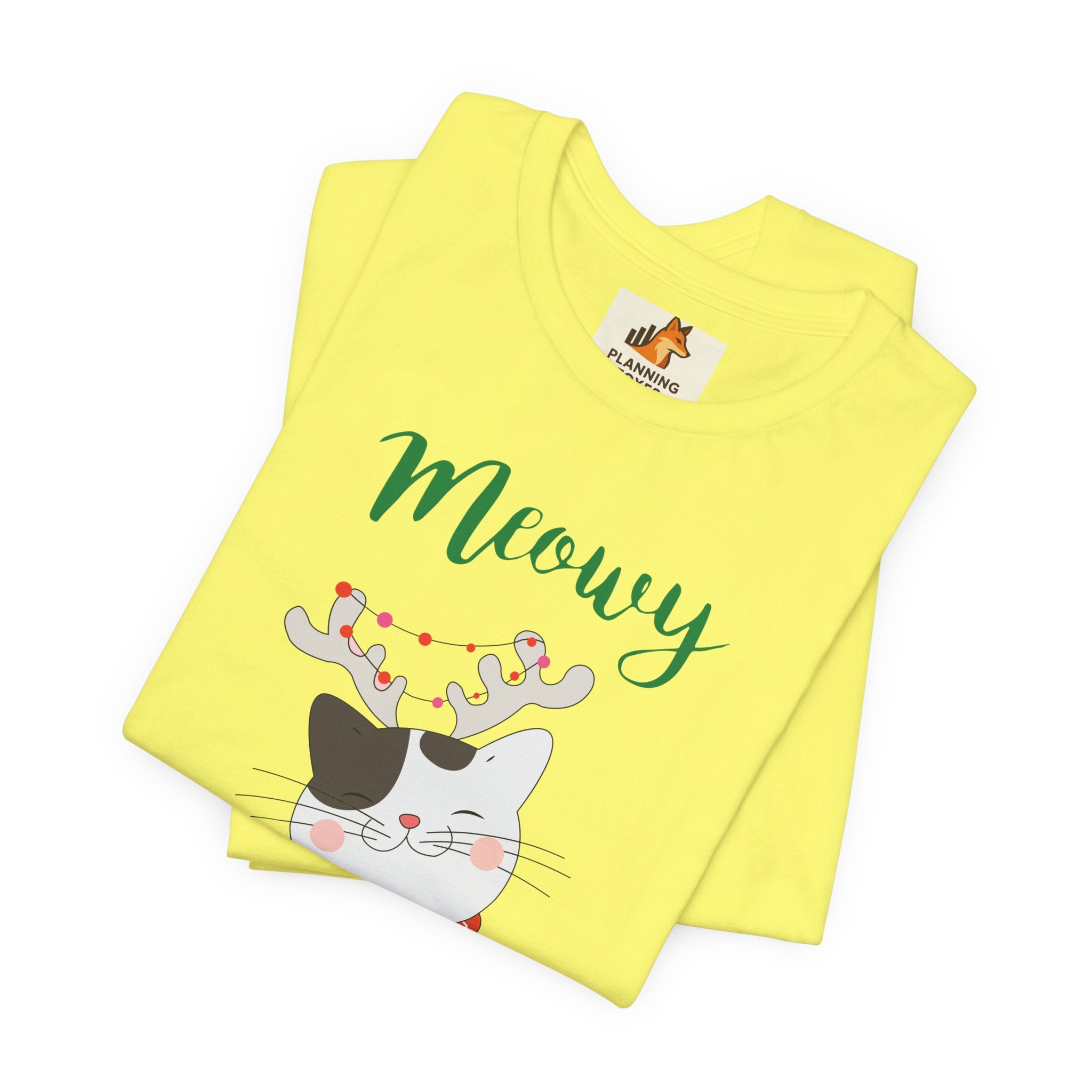 Meowy Catmas T-Shirt – Cute Christmas Cat Tee