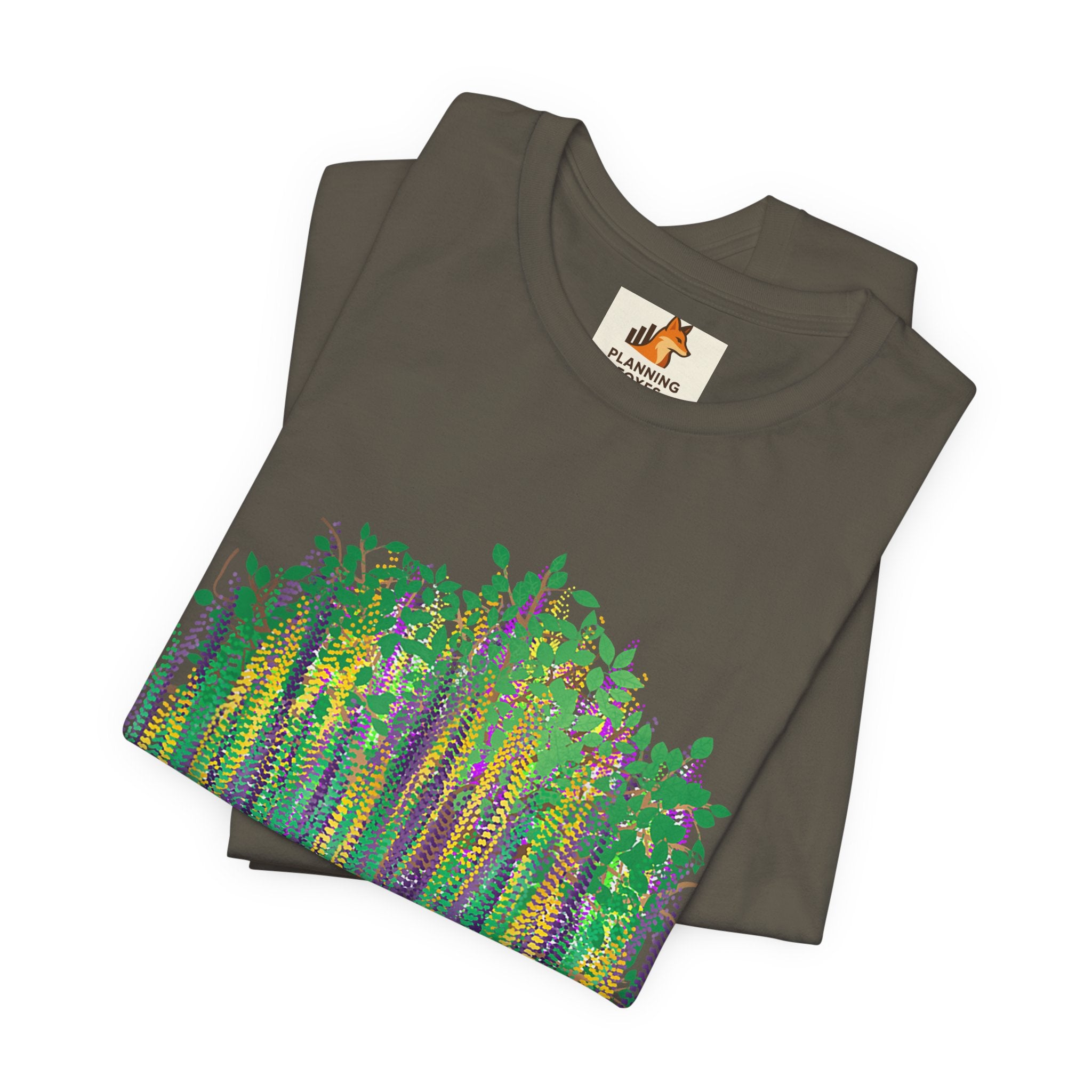 Mardi Gras Willow T-Shirt — Louisiana Fleur-de-Lis Tee