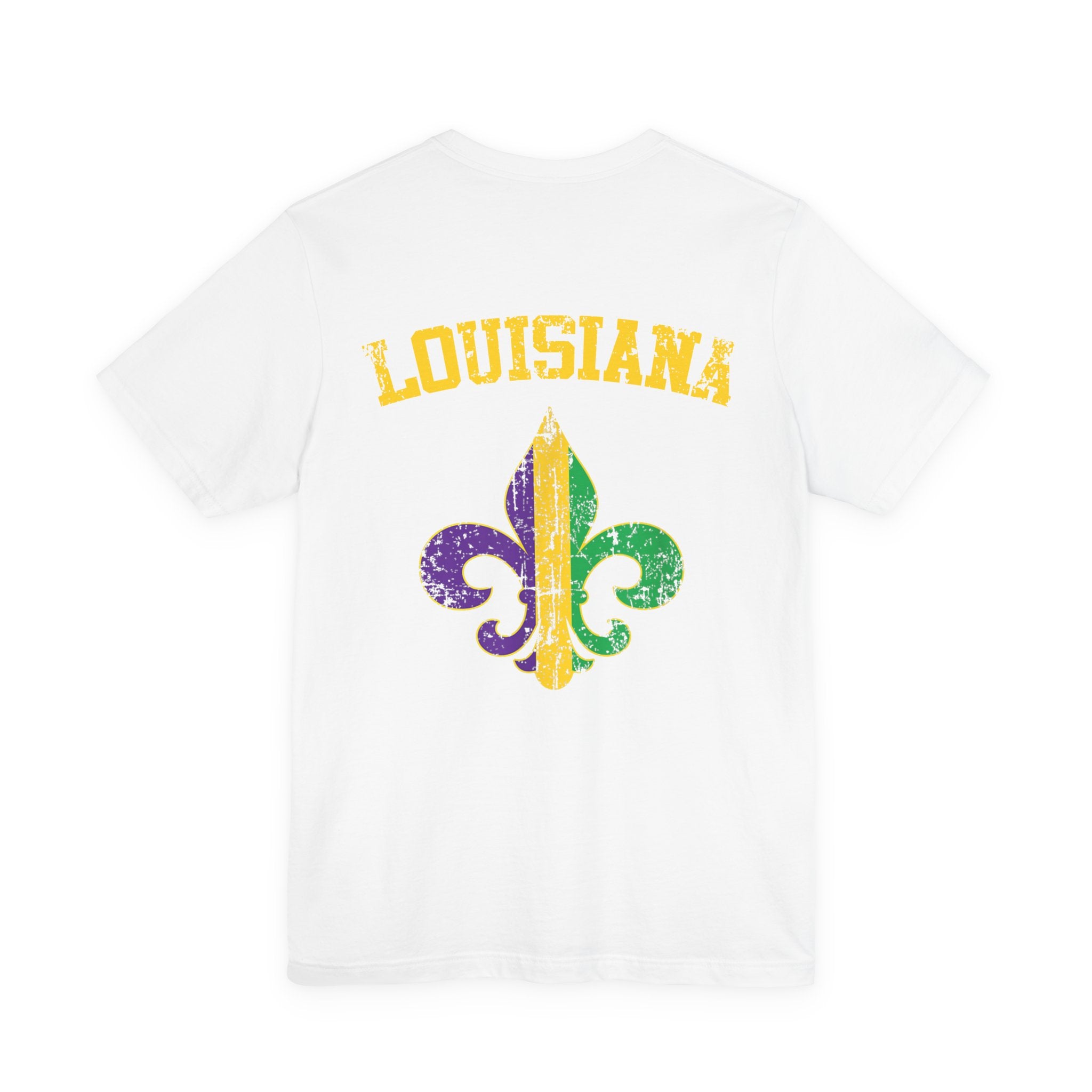 King Cake Calories Tee — Mardi Gras Louisiana Fleur-de-Lis Shirt