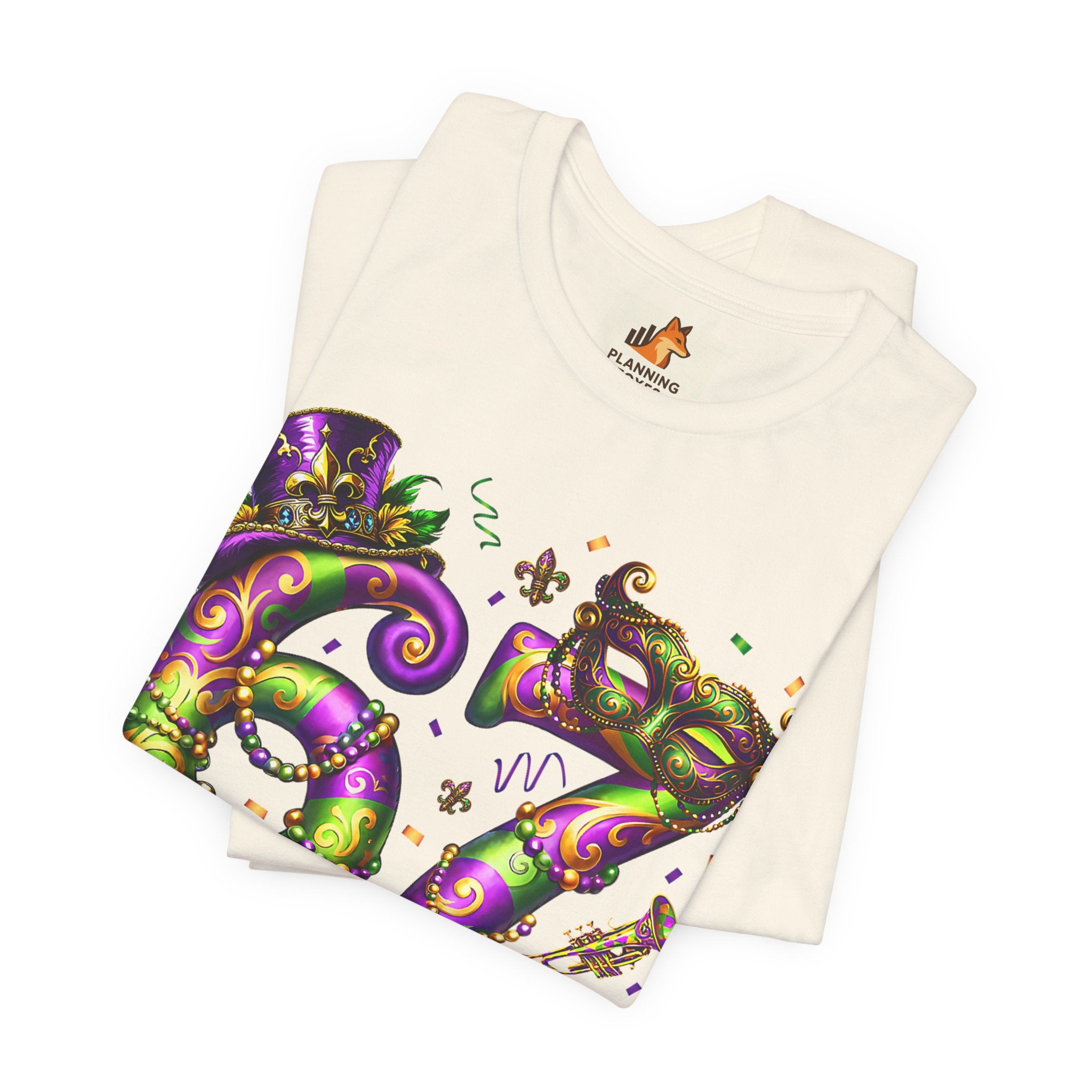 Mardi Gras 67 Bruh T-Shirt — Festive Beads & Mask Party Tee