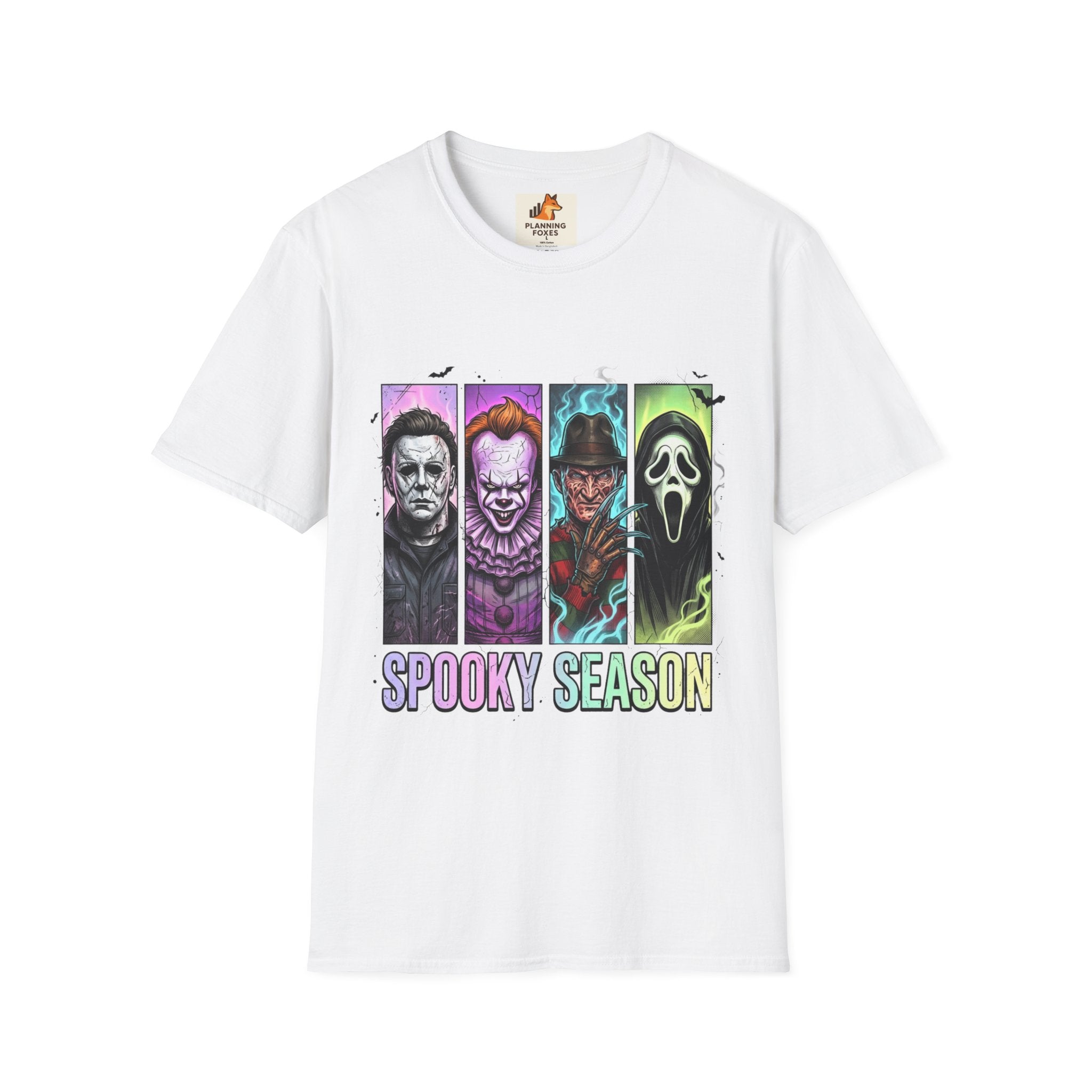 Halloween Horror Icons T-Shirt — "Spooky Season" Graphic Tee