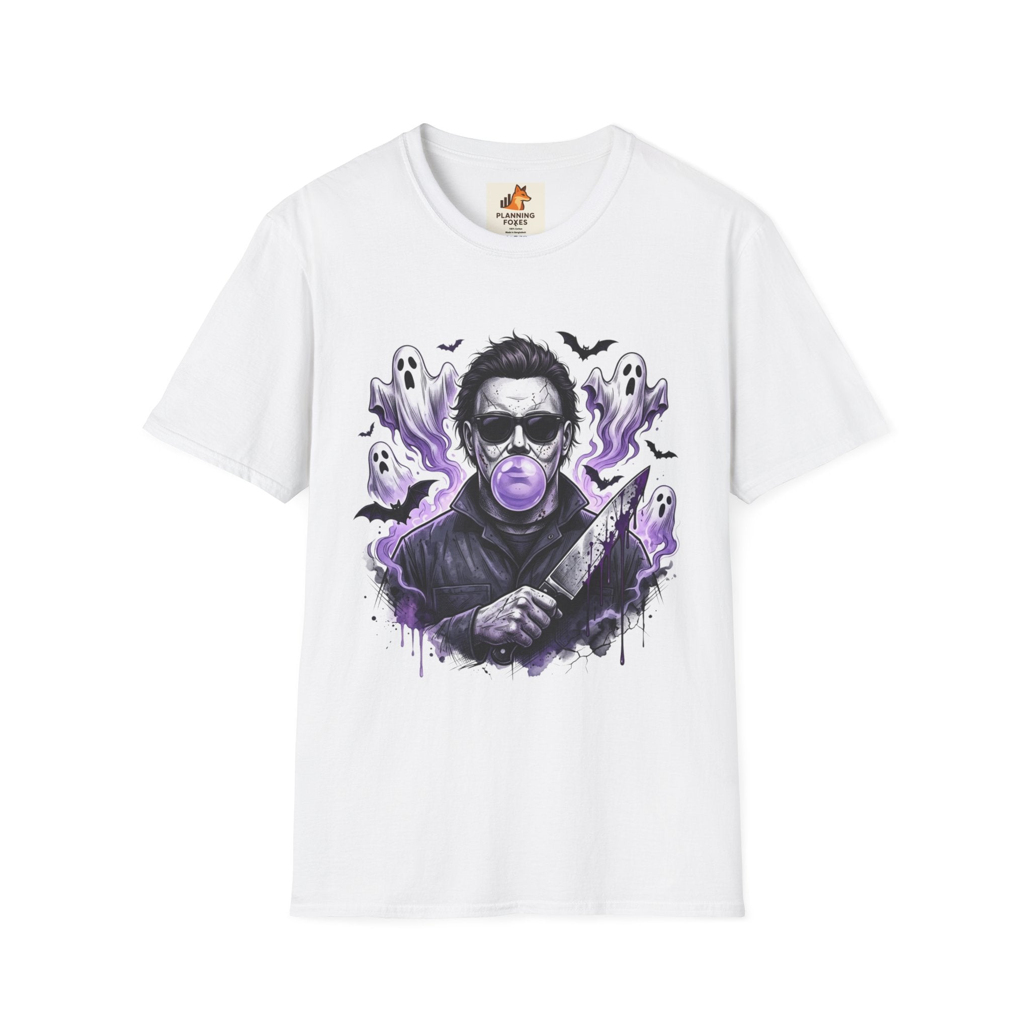 Vintage Horror Icon T-Shirt — Bubblegum Jason Design