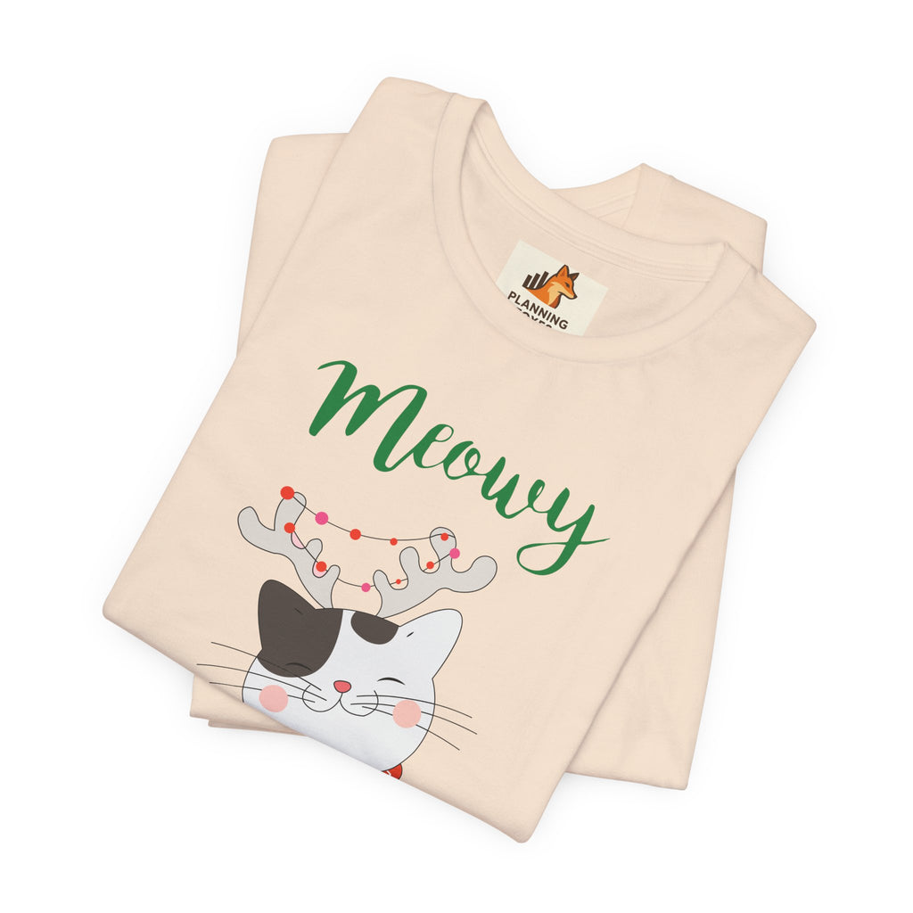 Meowy Catmas T-Shirt – Cute Christmas Cat Tee