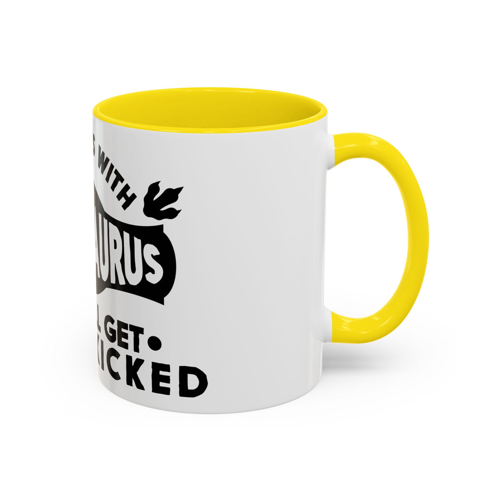Don't Mess With Mimisaurus Coffee Mug — Funny Grandma Gift, 'You Will Get Jurasskicked' 11/15oz Accent Mug