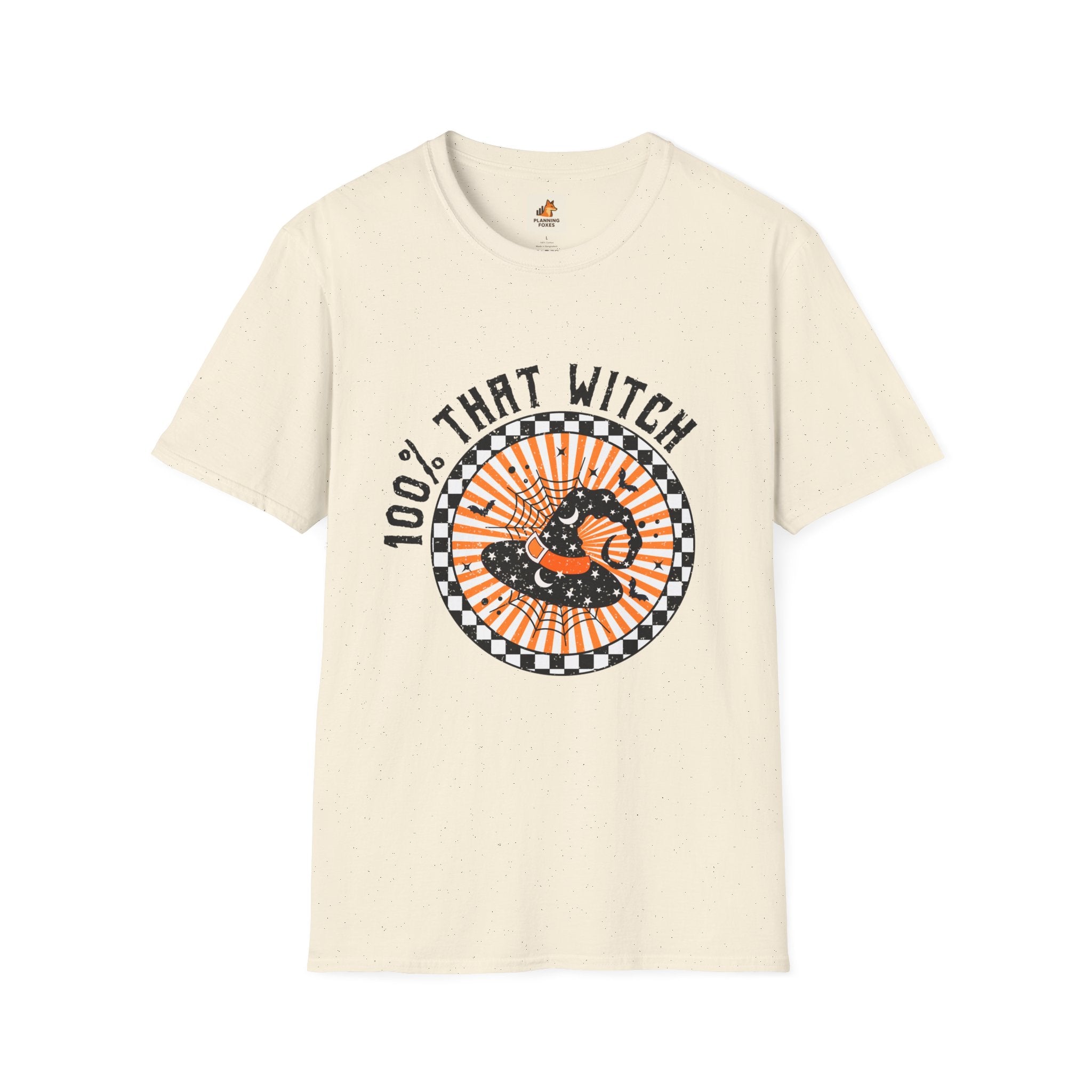 100% That Witch T-Shirt — Retro Halloween Witch Graphic Tee