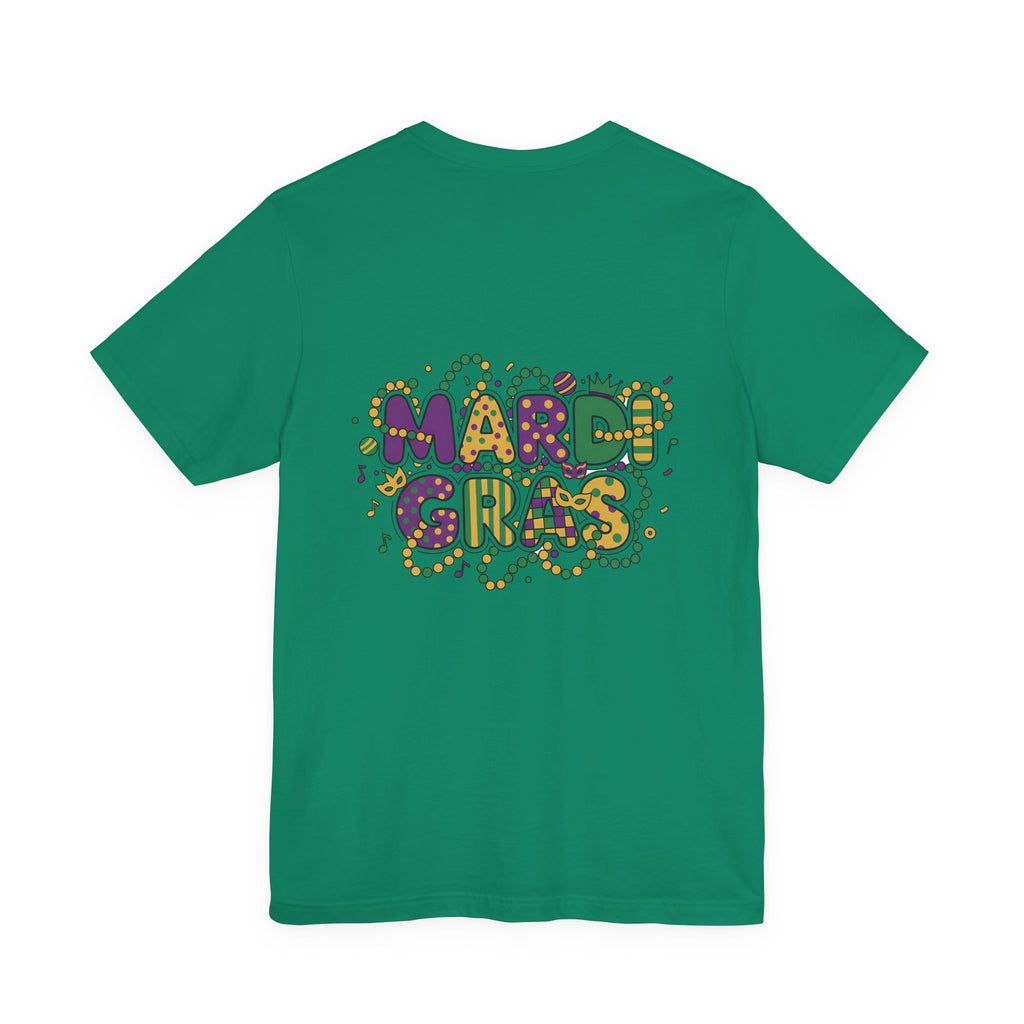 Mardi Gras T-Shirt — "Peace Love Gumbo" Festive Carnival Tee