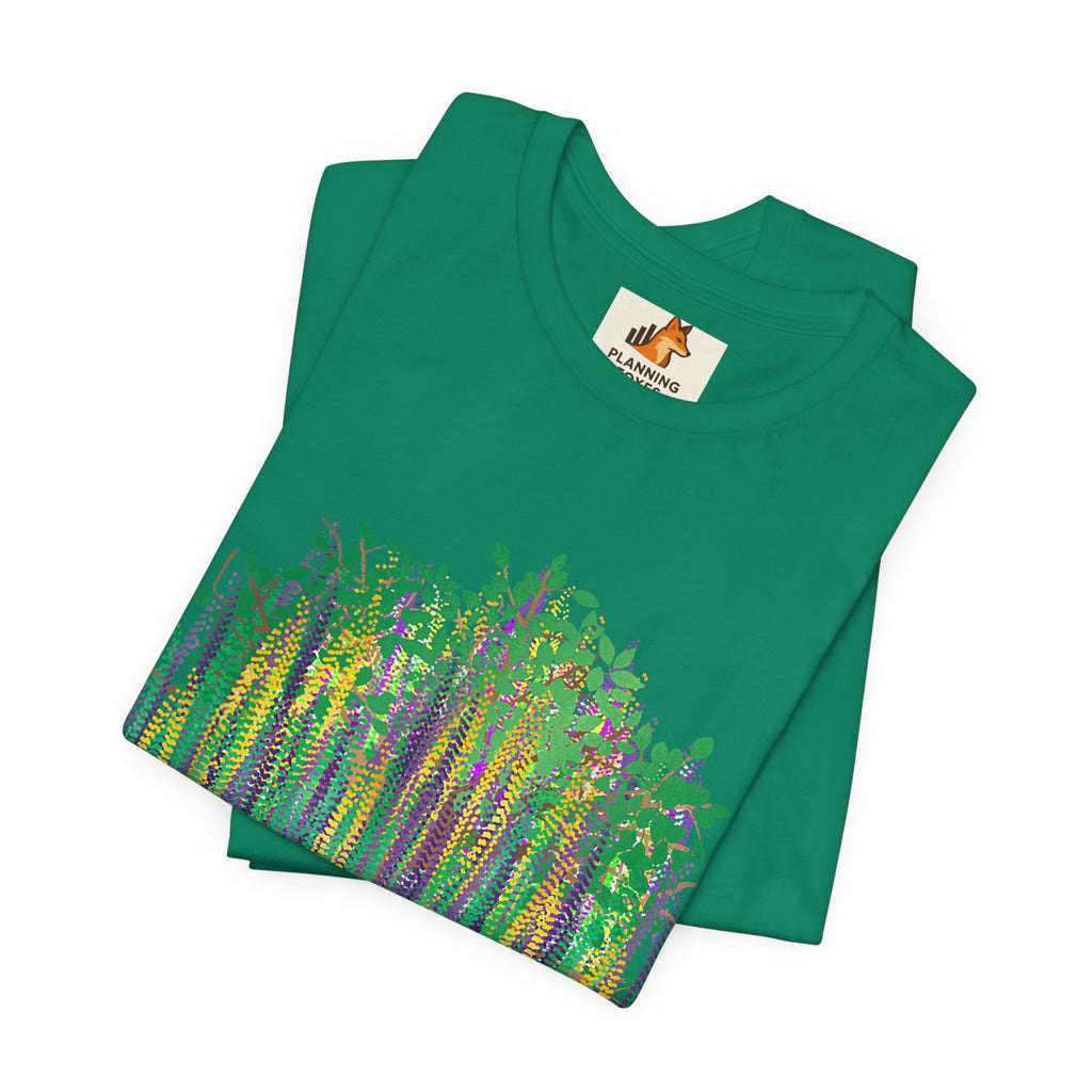 Mardi Gras Willow T-Shirt — Louisiana Fleur-de-Lis Tee