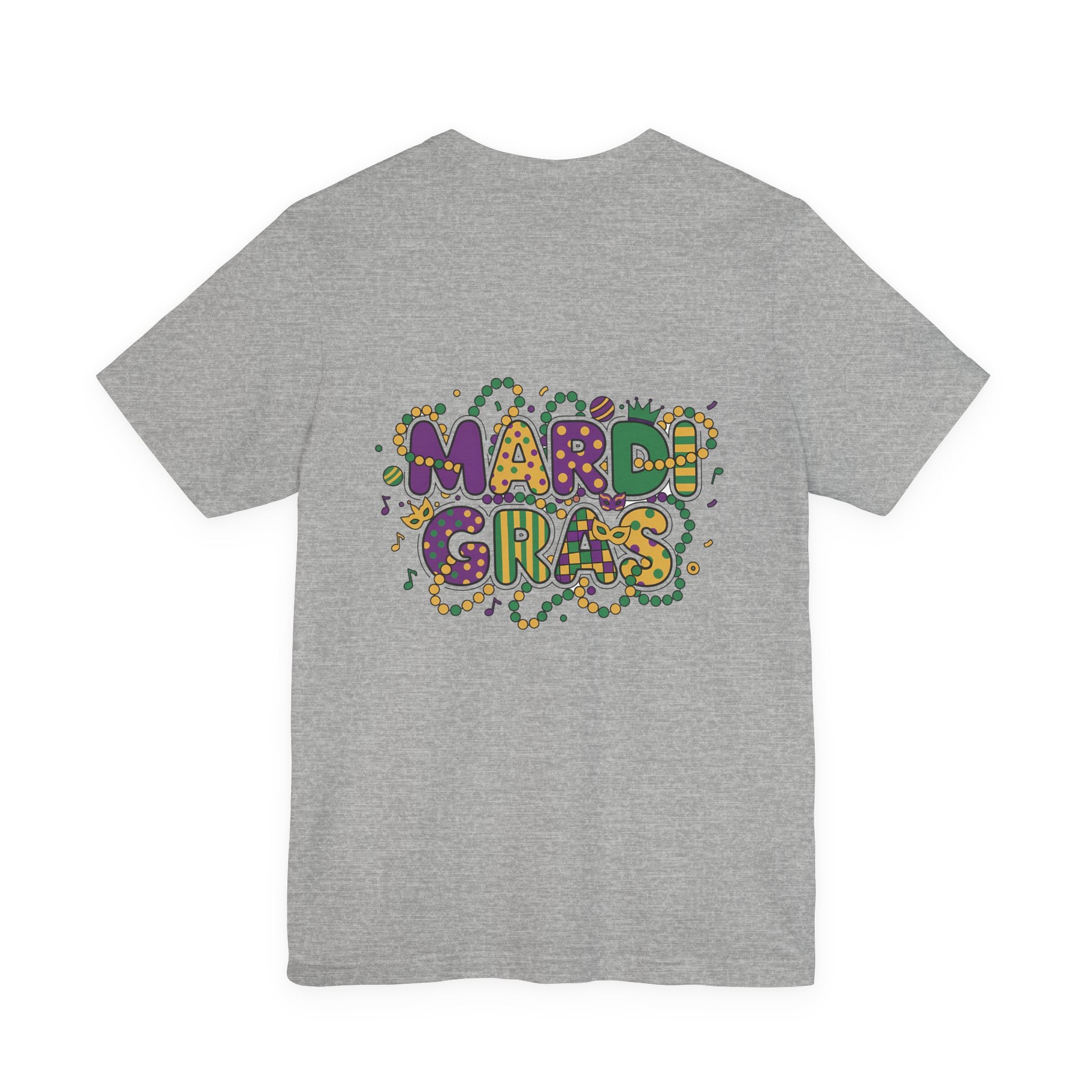 Mardi Gras T-Shirt — "Peace Love Gumbo" Festive Carnival Tee