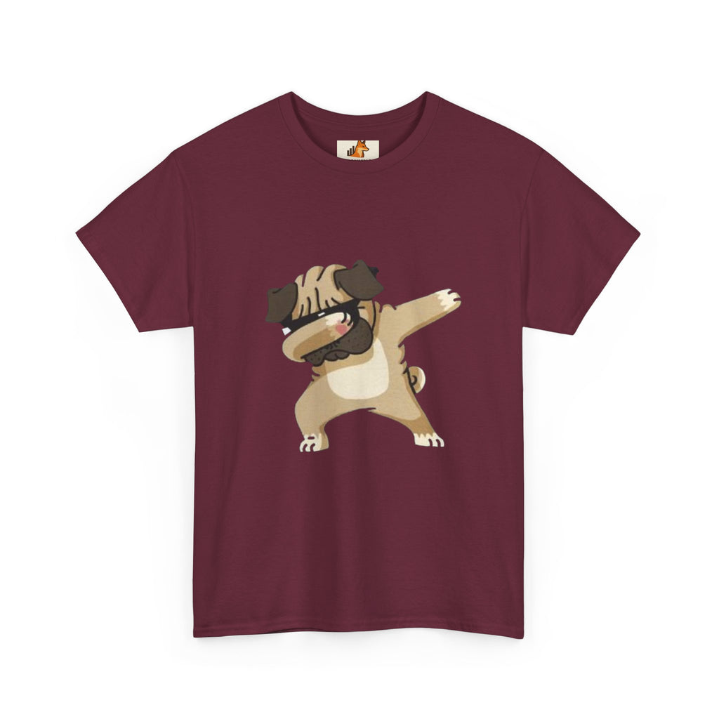 Dabbing Pug T-Shirt — Cute Funny Dog Graphic Tee for Pet Lovers
