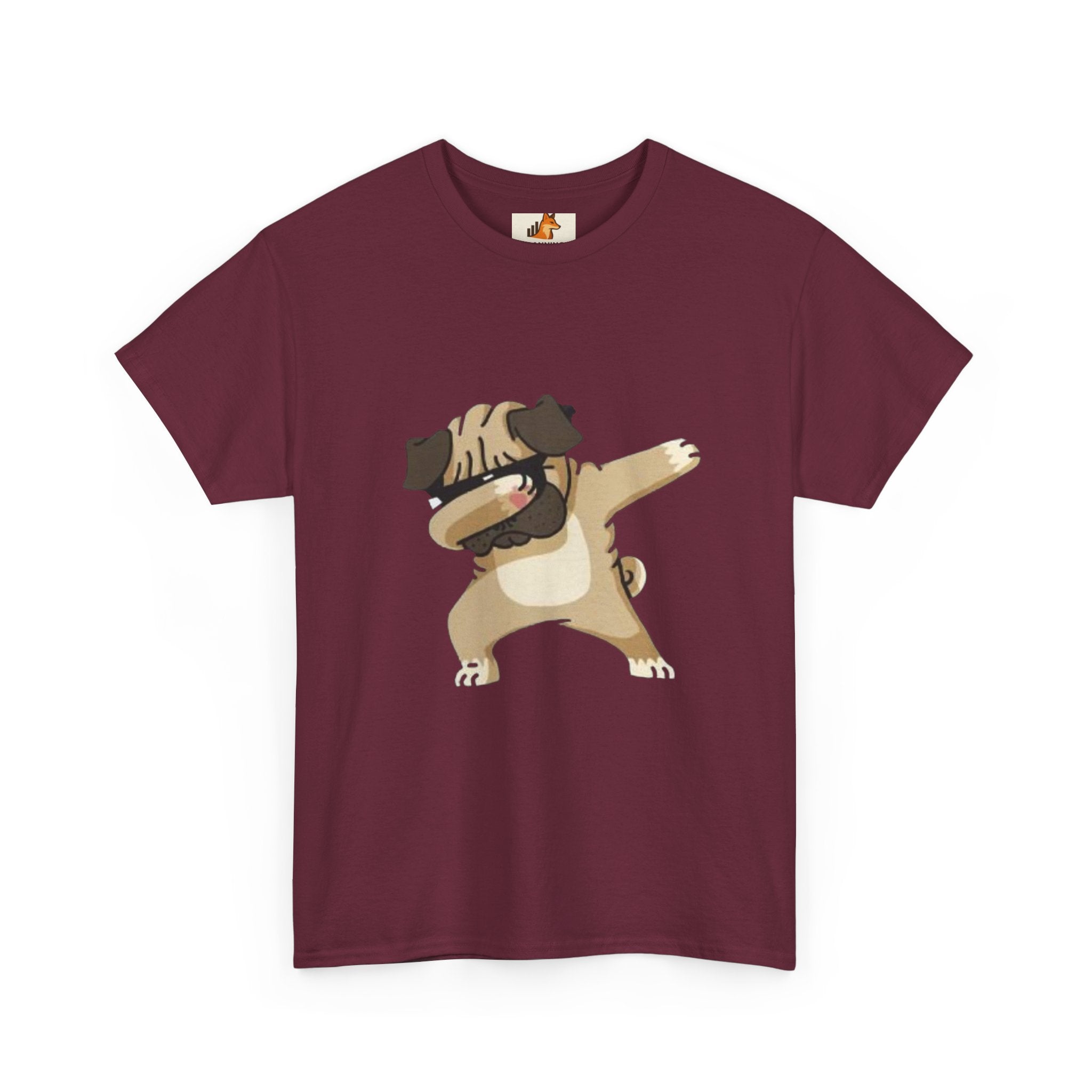 Dabbing Pug T-Shirt — Cute Funny Dog Graphic Tee for Pet Lovers