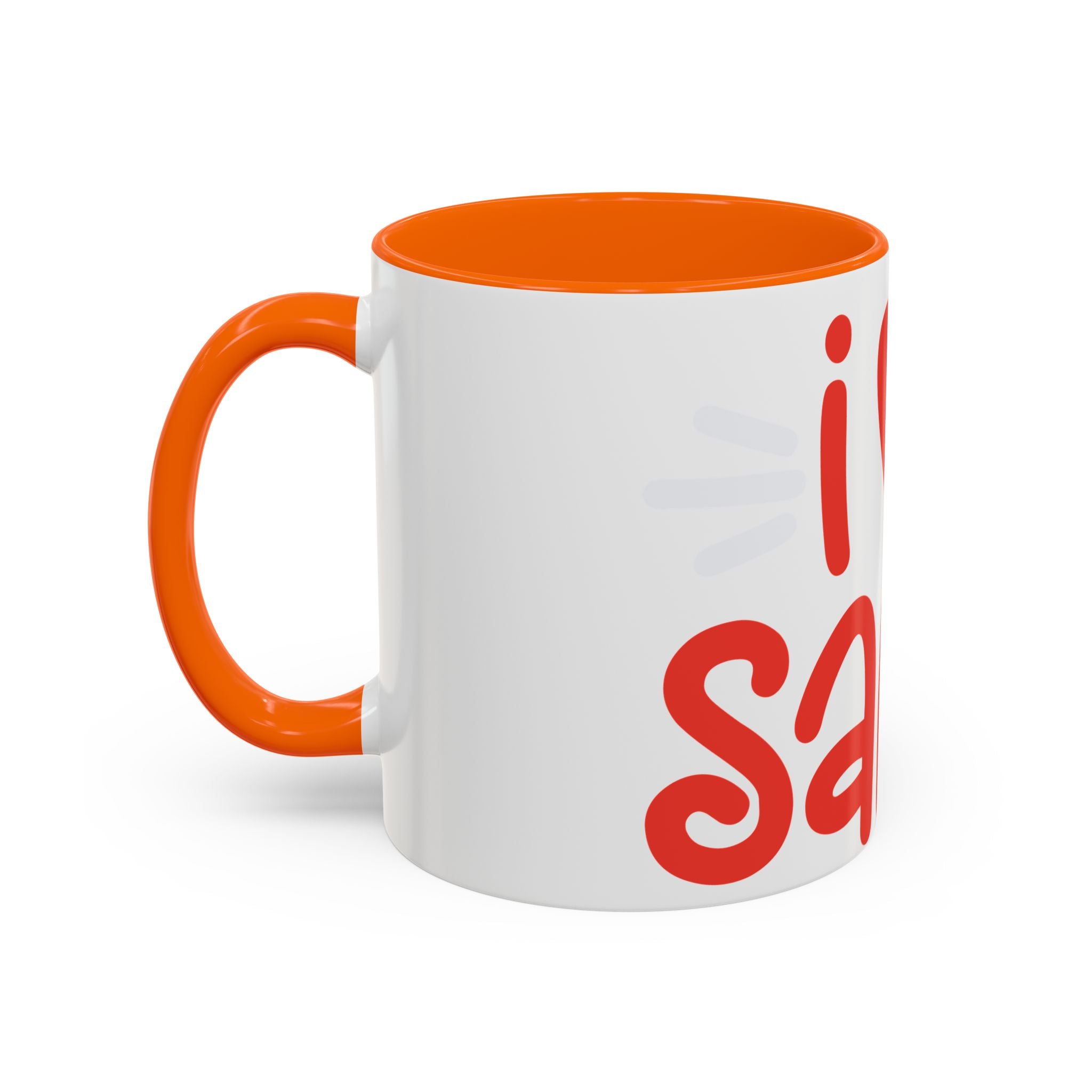 I  Santa Christmas Coffee Mug — Holiday Accent Mug (11/15oz)