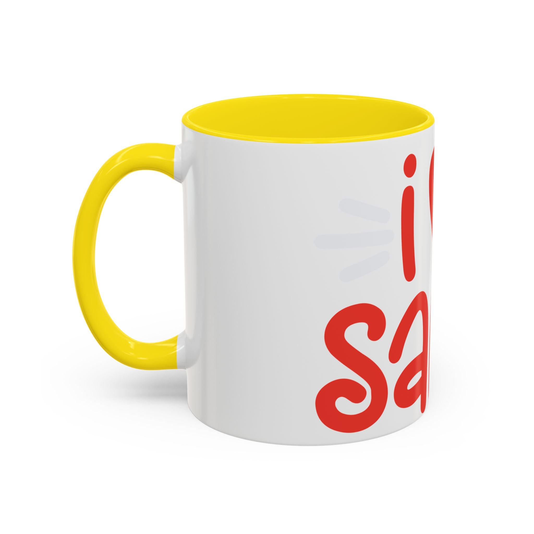 I  Santa Christmas Coffee Mug — Holiday Accent Mug (11/15oz)