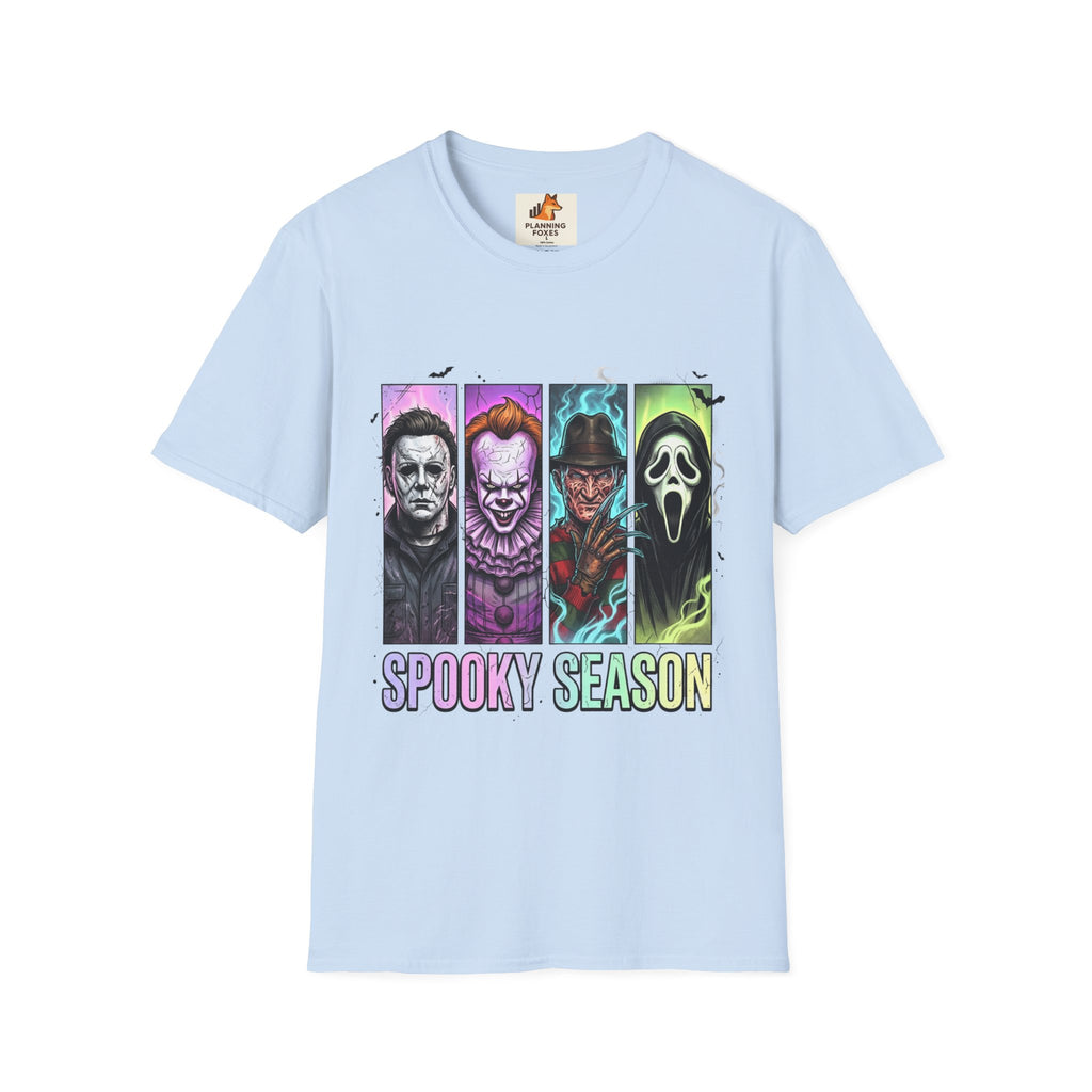 Halloween Horror Icons T-Shirt — "Spooky Season" Graphic Tee