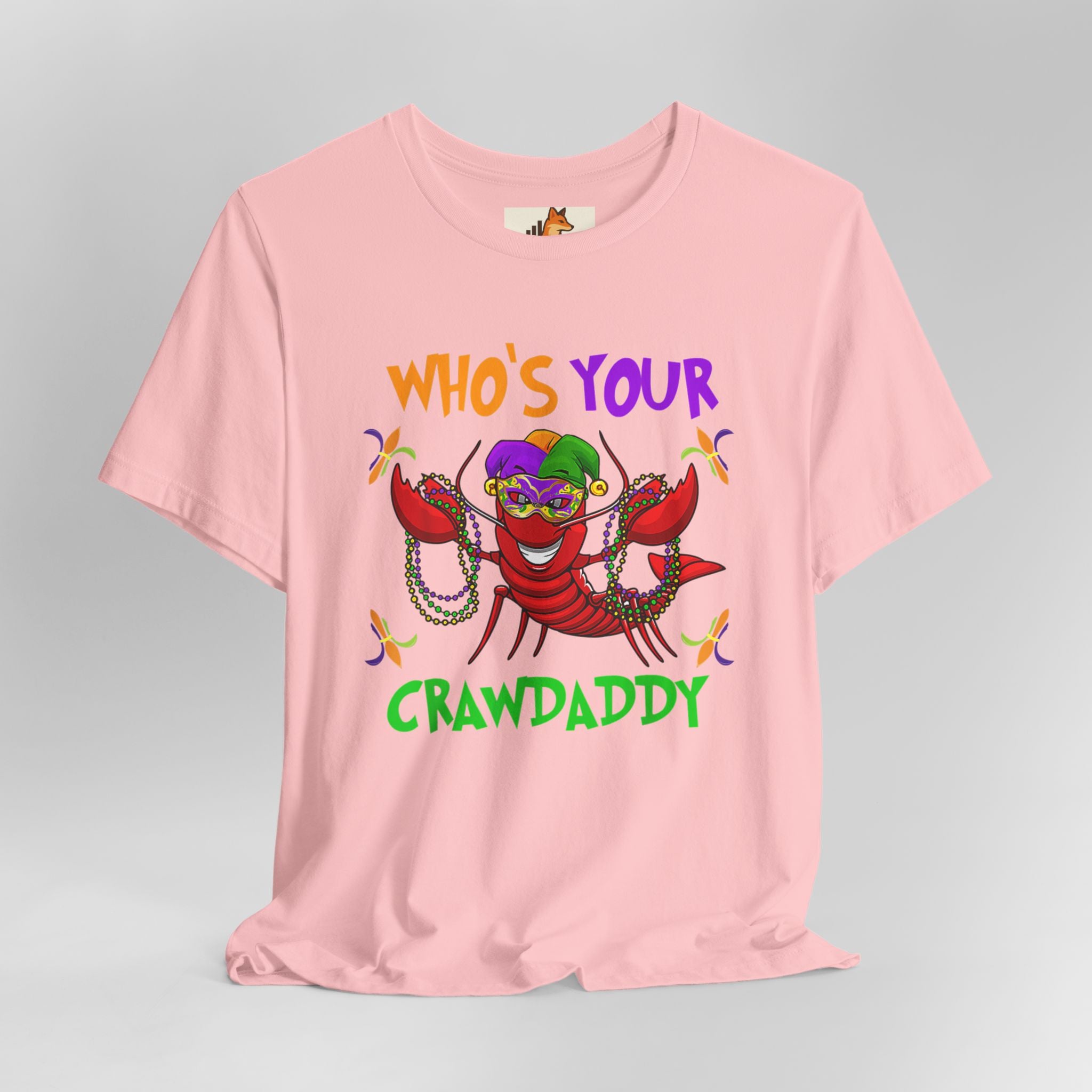 Mardi Gras Crawdaddy T-Shirt — "Who's Your Crawdaddy" Festive Tee