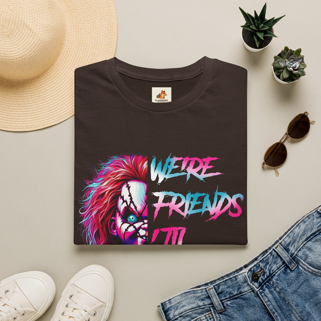 Creepy Clown Chucky "We’re Friends Till The End" T-Shirt