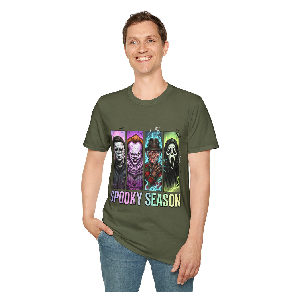 Halloween Horror Icons T-Shirt — "Spooky Season" Graphic Tee