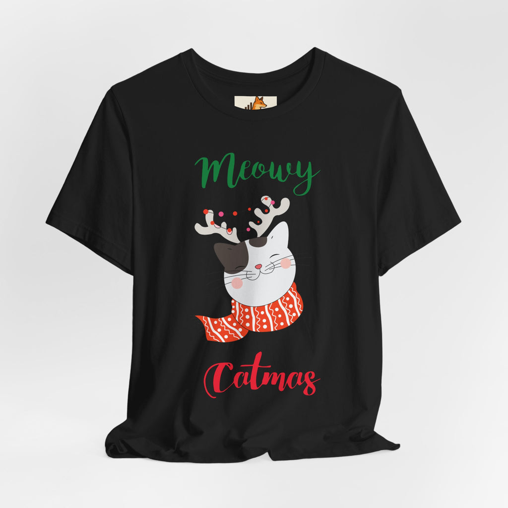 Meowy Catmas T-Shirt – Cute Christmas Cat Tee
