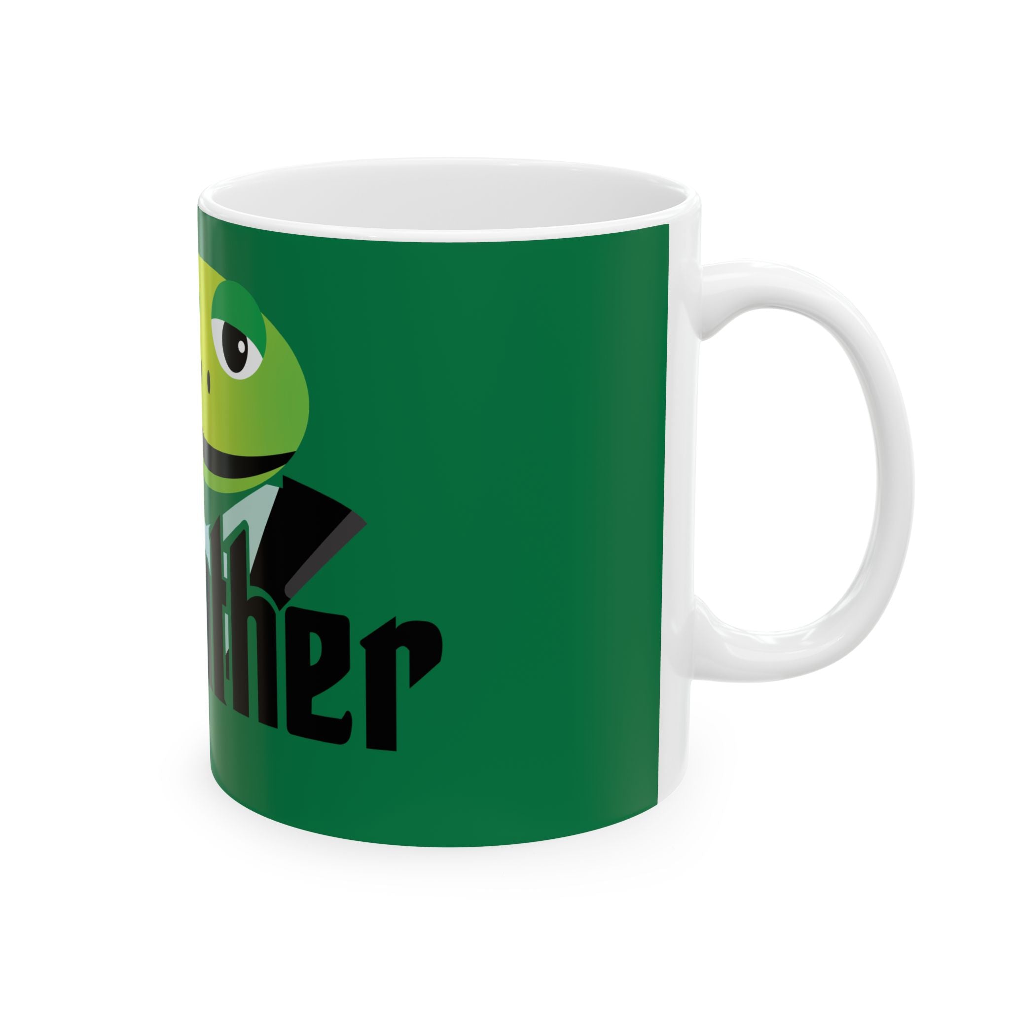 The Frogfather Ceramic Mug — Funny Frog Mafia Coffee Cup (11oz & 15oz)