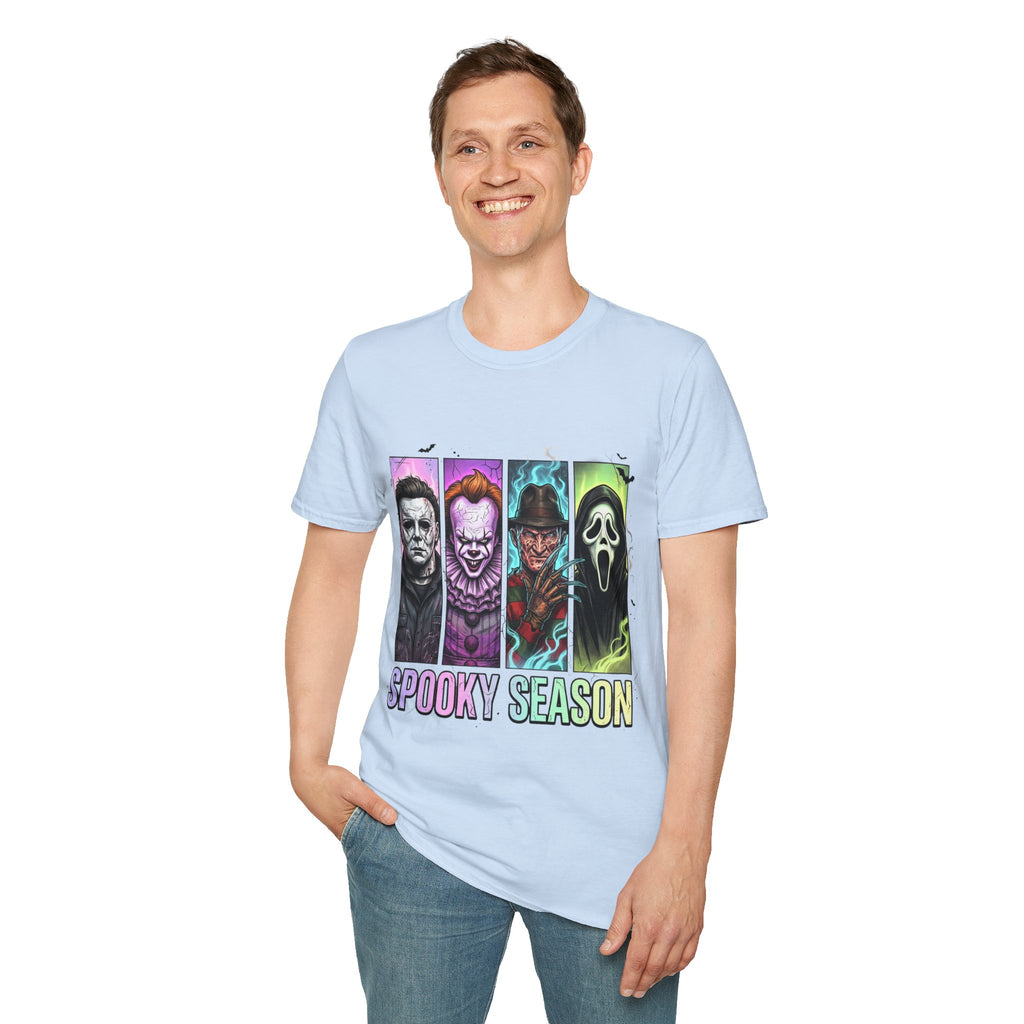 Halloween Horror Icons T-Shirt — "Spooky Season" Graphic Tee