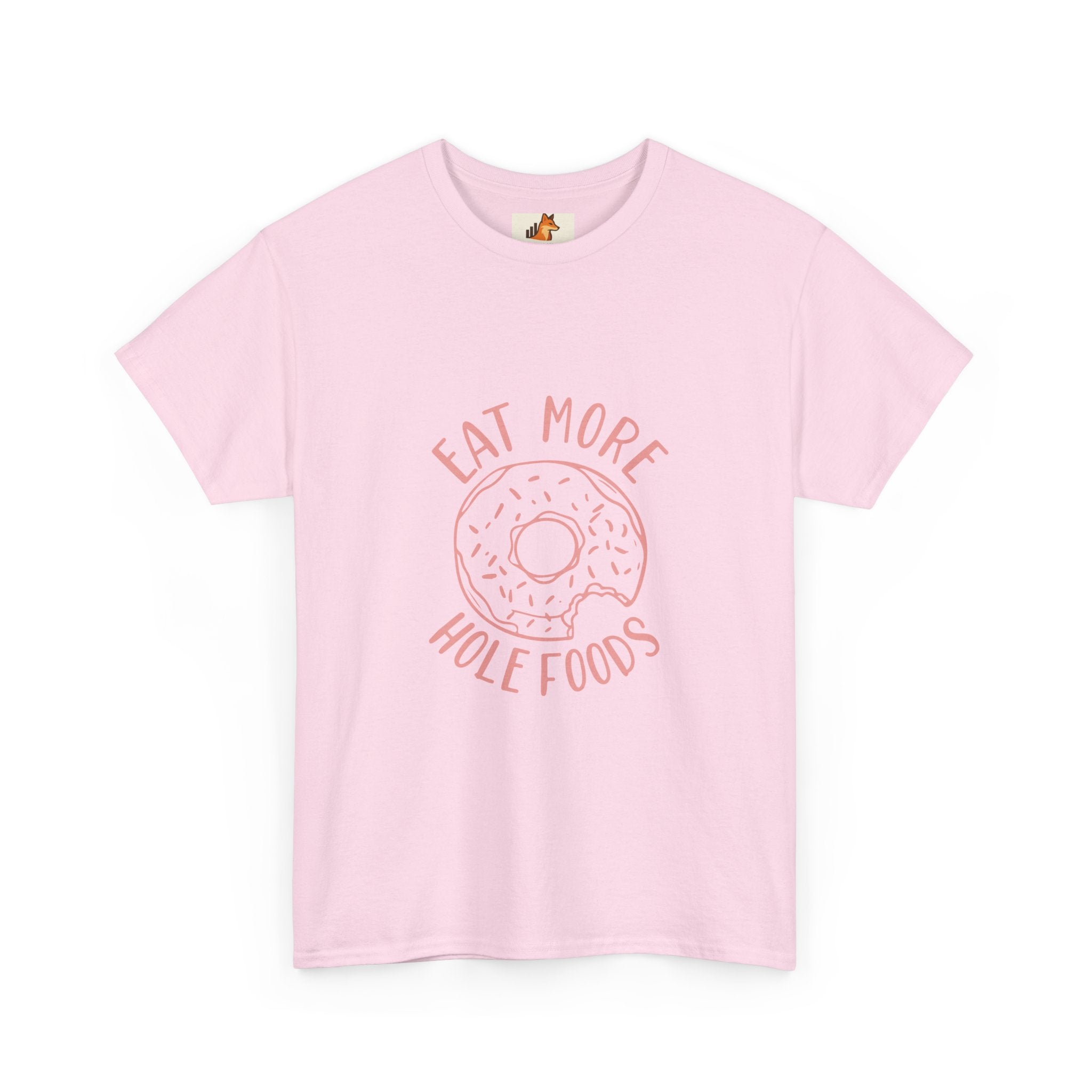 T-Shirt — "Eat More Hole Foods" Donut Graphic Tee