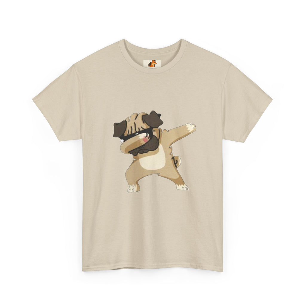 Dabbing Pug T-Shirt — Cute Funny Dog Graphic Tee for Pet Lovers
