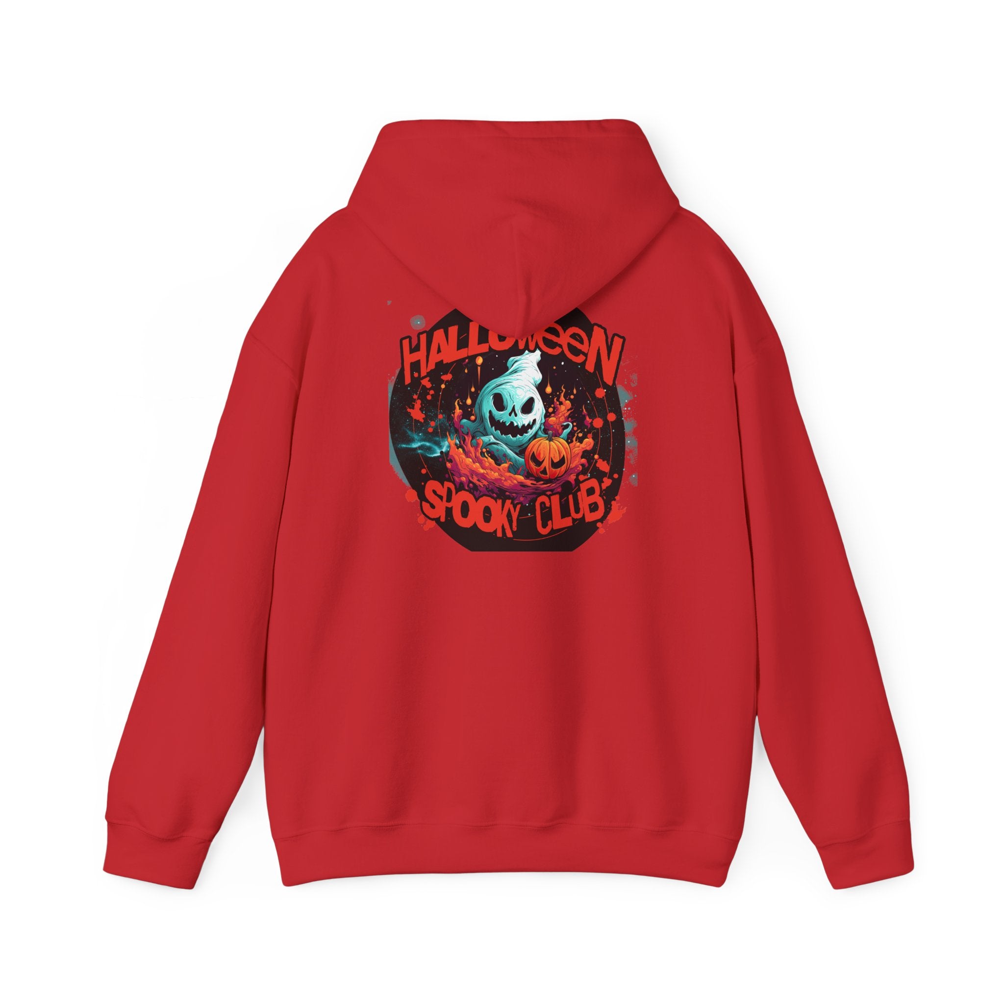 Halloween Spooky Club Hoodie — Fatality Retro Skull Horror Pullover