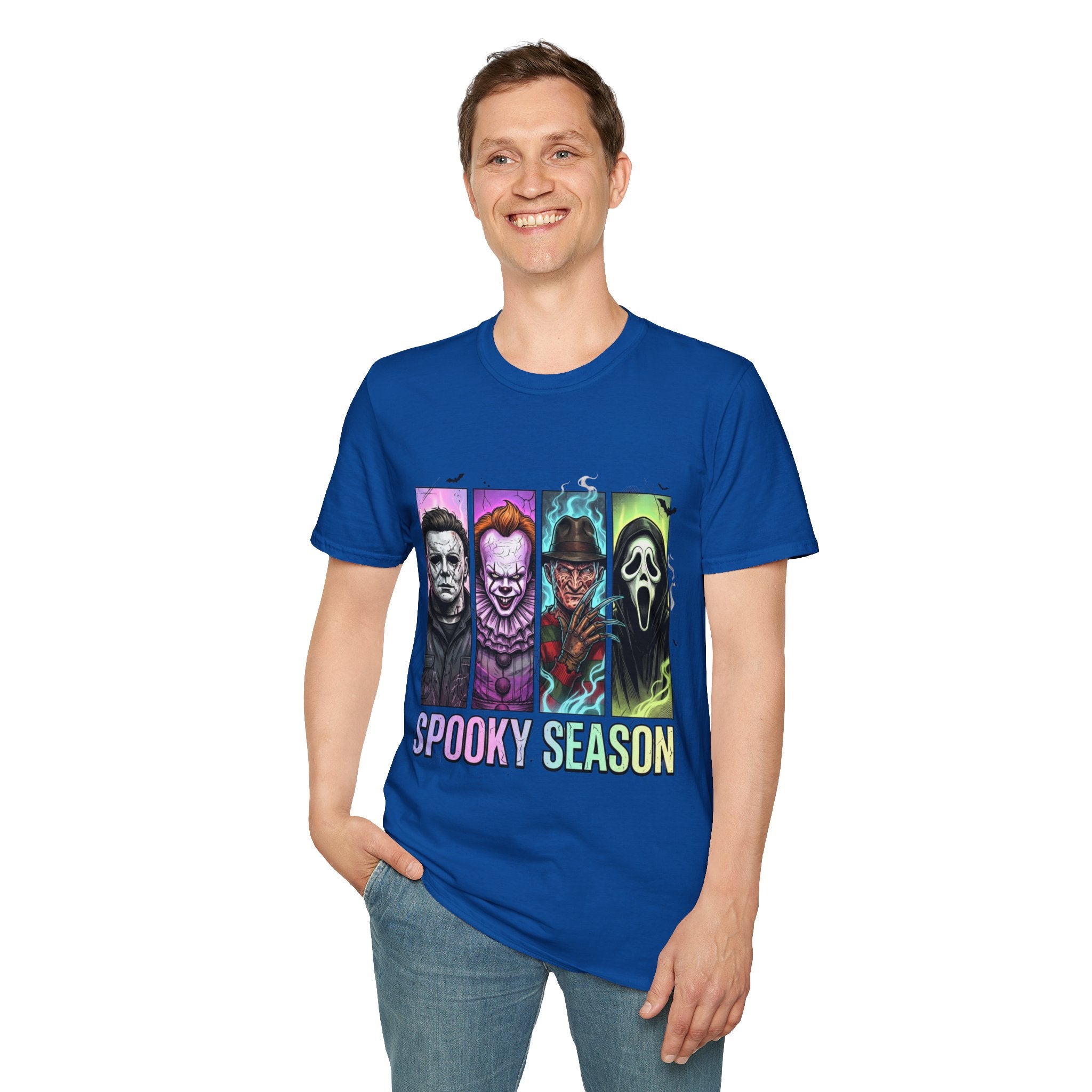 Halloween Horror Icons T-Shirt — "Spooky Season" Graphic Tee