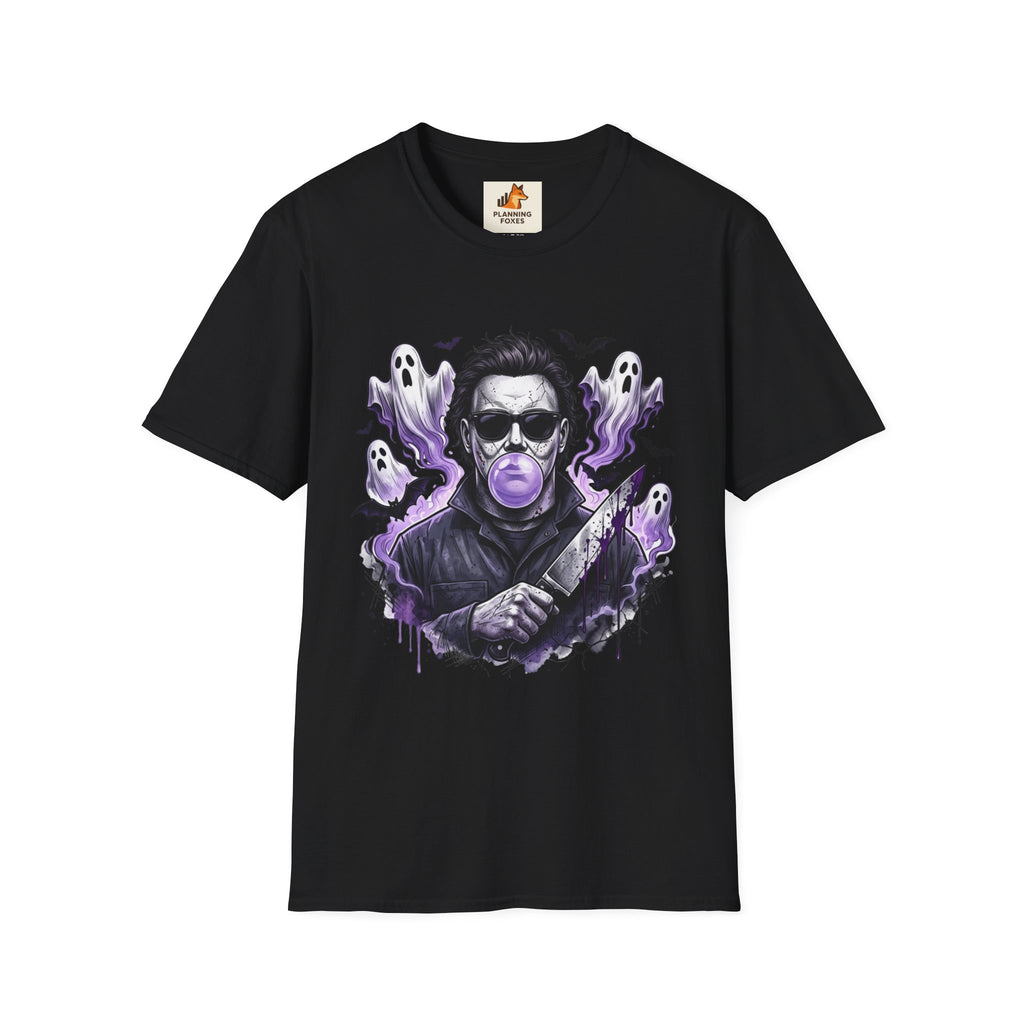 Vintage Horror Icon T-Shirt — Bubblegum Jason Design