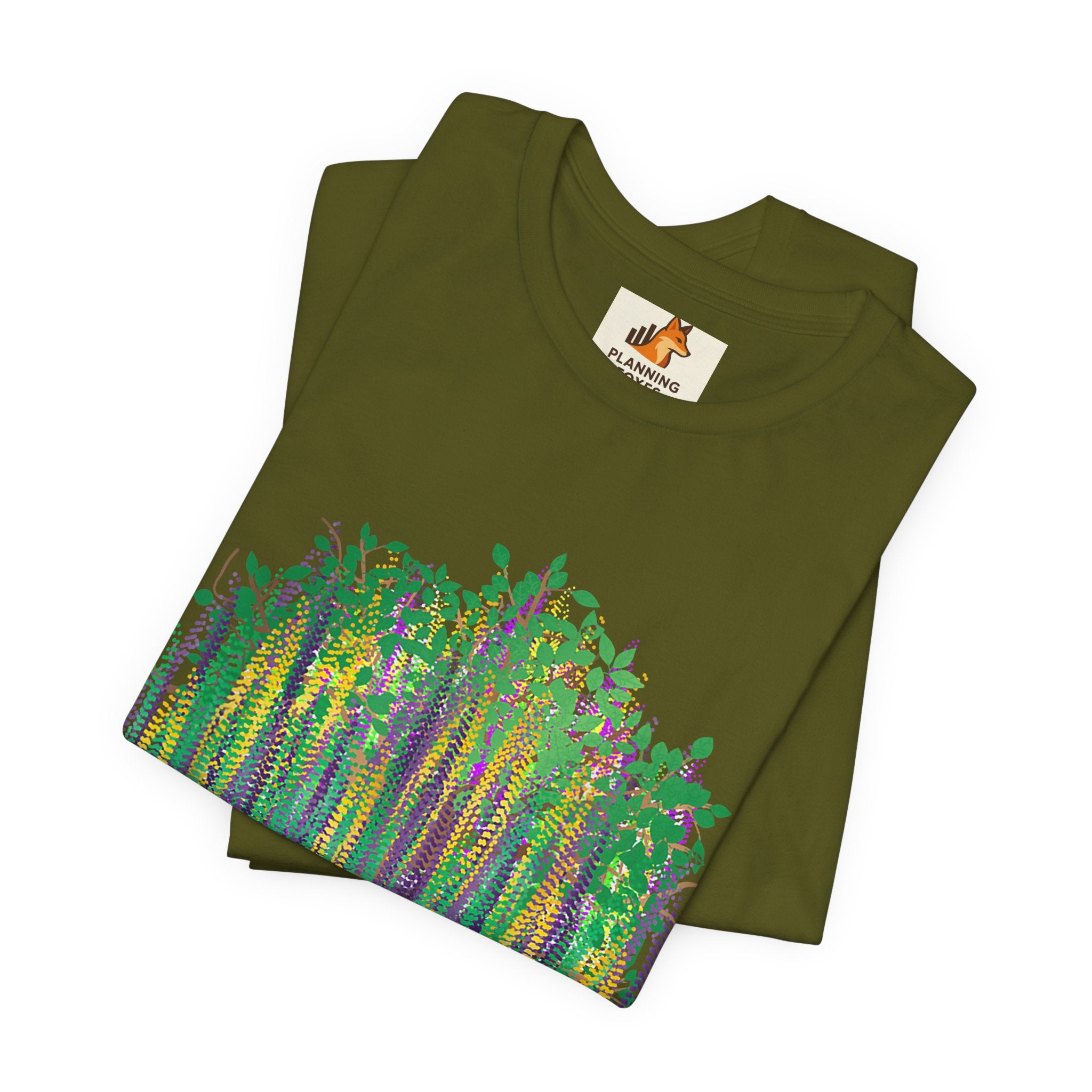 Mardi Gras Willow T-Shirt — Louisiana Fleur-de-Lis Tee