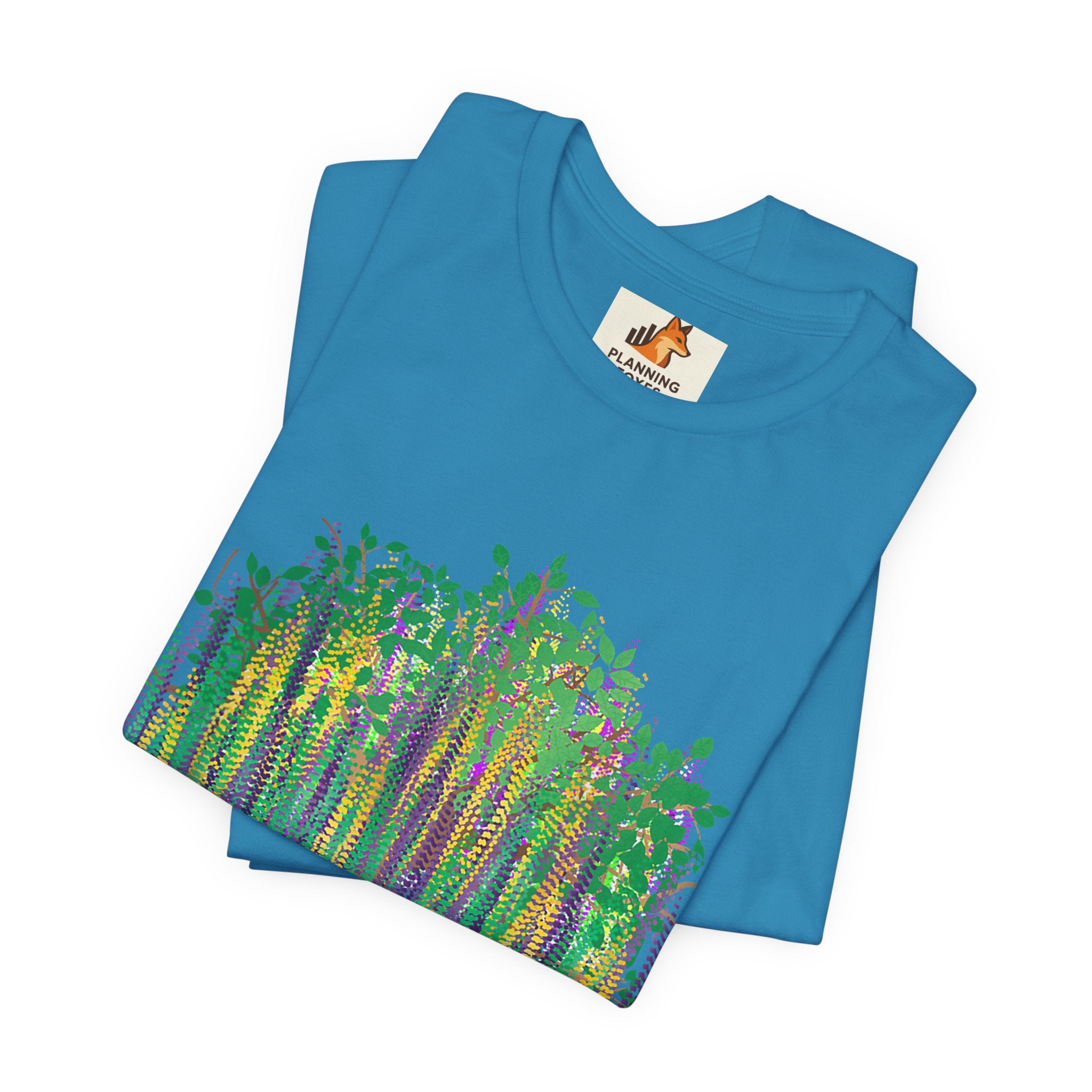 Mardi Gras Willow T-Shirt — Louisiana Fleur-de-Lis Tee