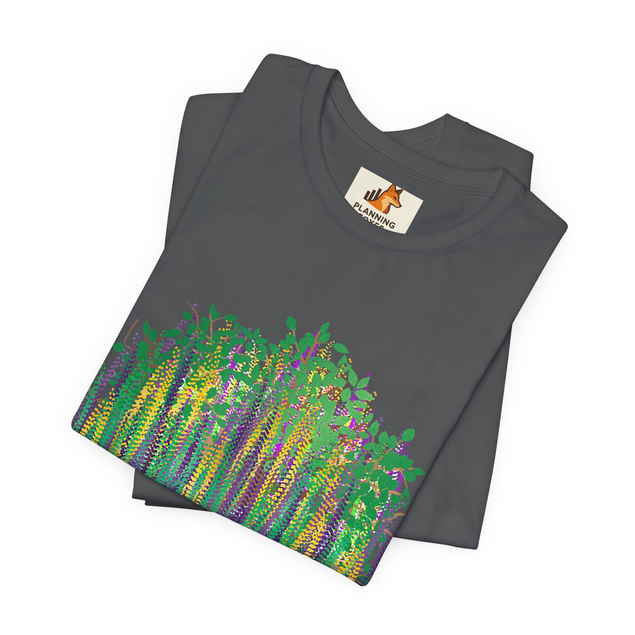 Mardi Gras Willow T-Shirt — Louisiana Fleur-de-Lis Tee
