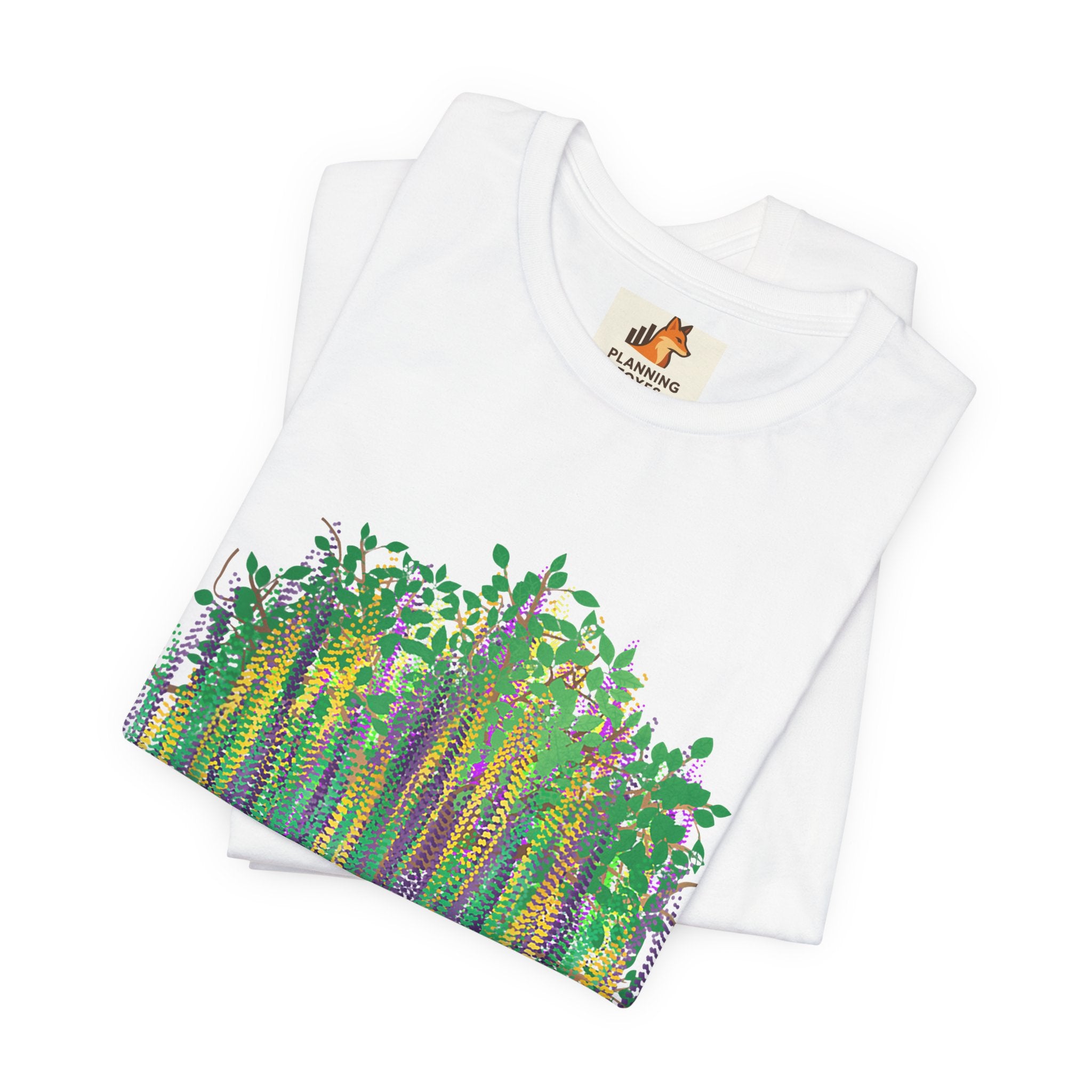 Mardi Gras Willow T-Shirt — Louisiana Fleur-de-Lis Tee