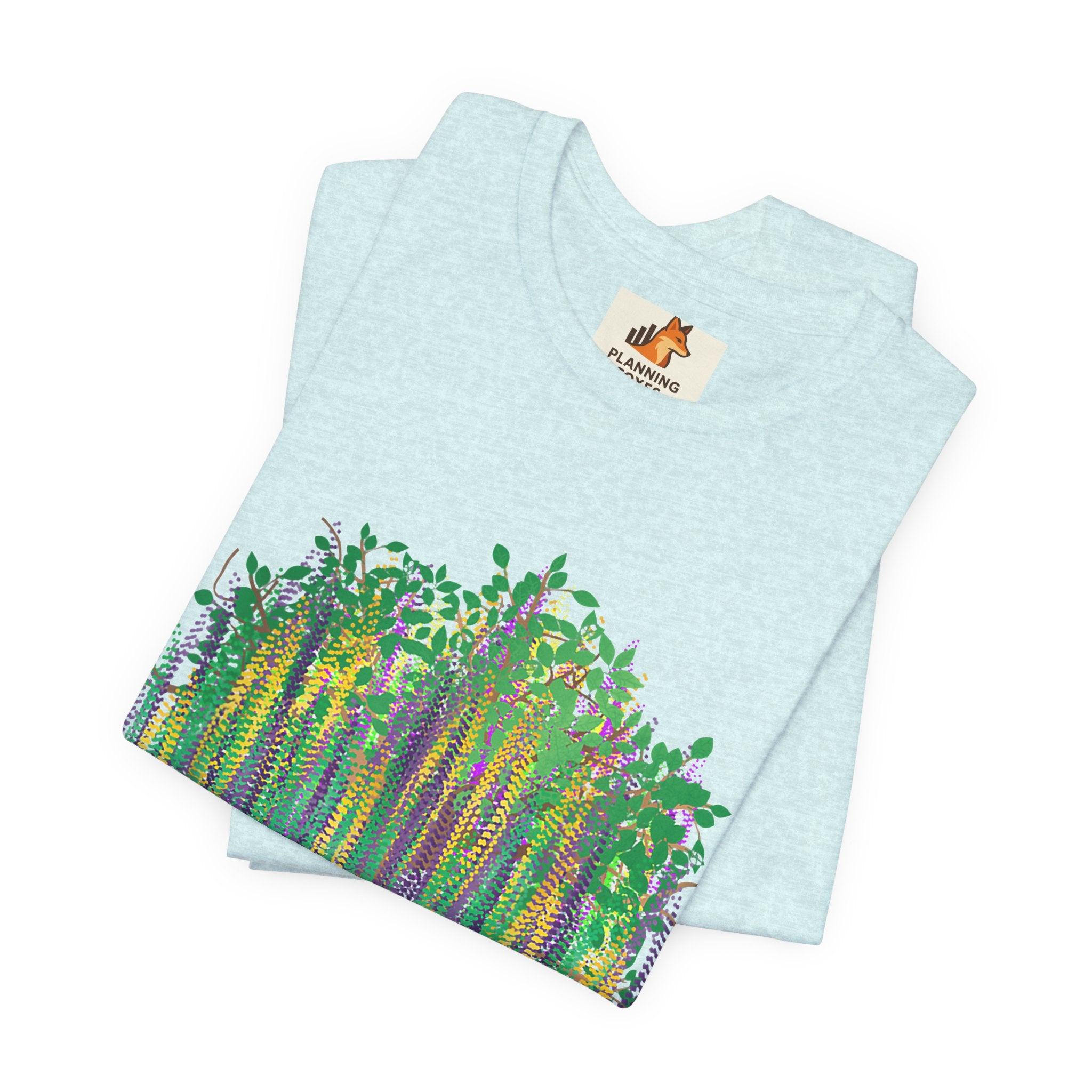 Mardi Gras Willow T-Shirt — Louisiana Fleur-de-Lis Tee