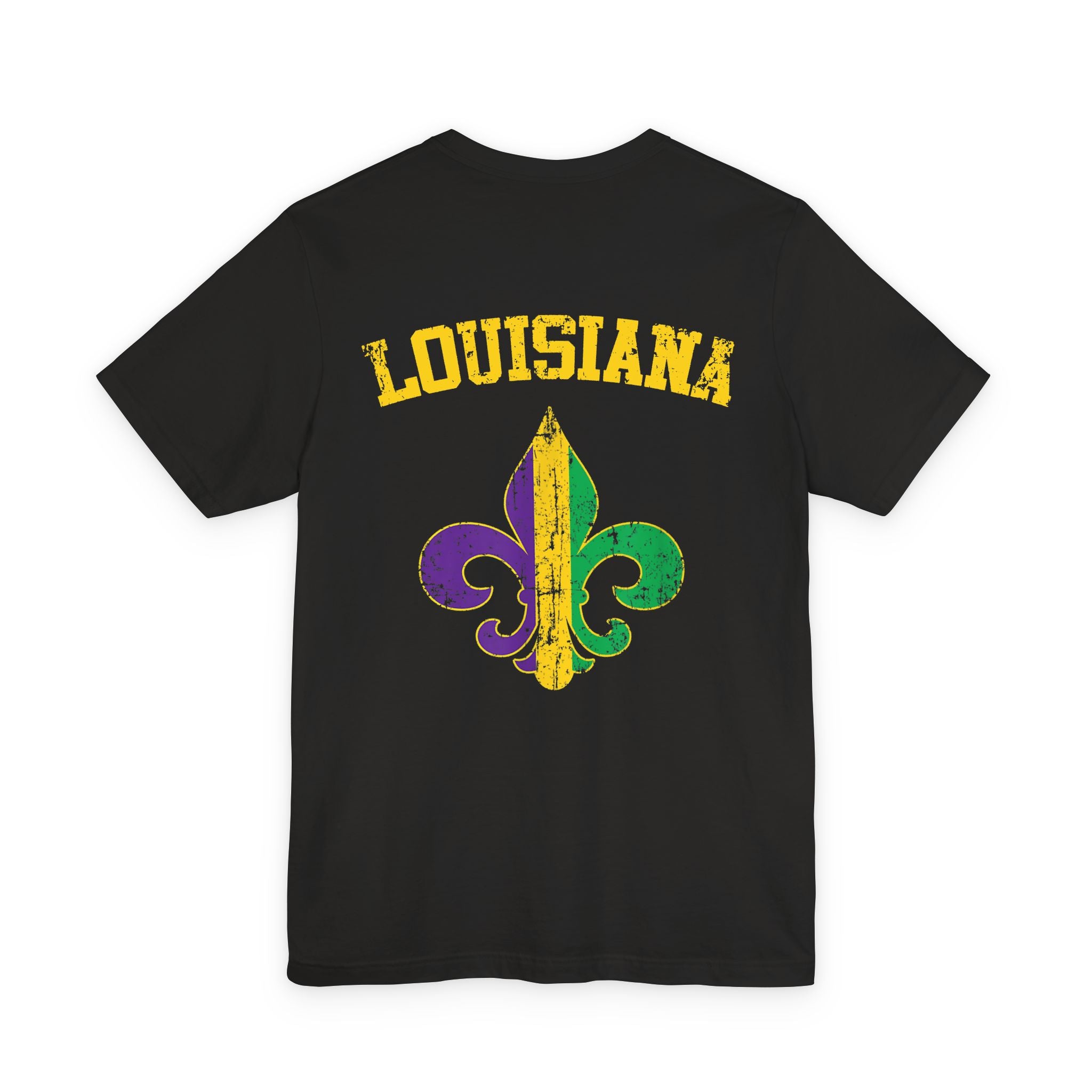 Mardi Gras “Let’s Get Cray Cray” Crawfish T-Shirt — Louisiana Fleur-de-Lis Party Tee