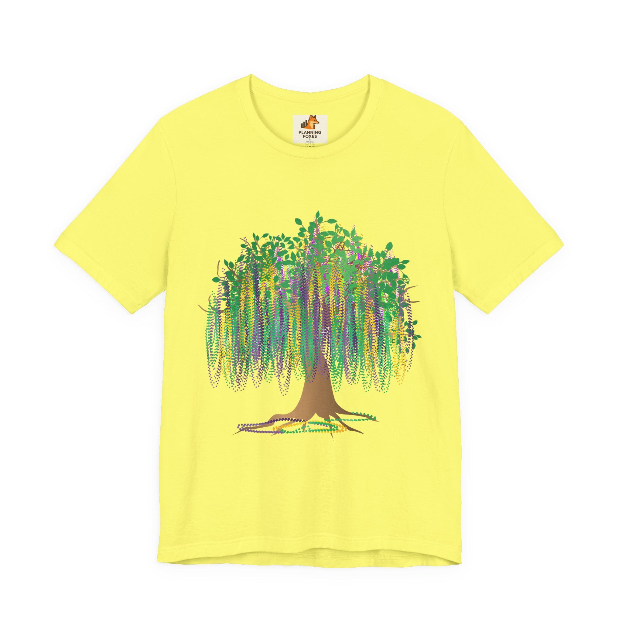 Mardi Gras Willow T-Shirt — Louisiana Fleur-de-Lis Tee