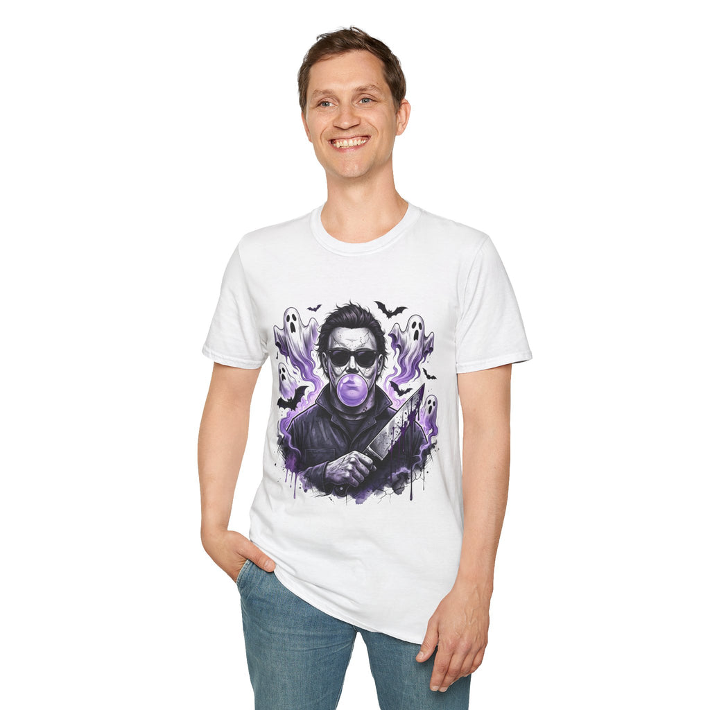 Vintage Horror Icon T-Shirt — Bubblegum Jason Design