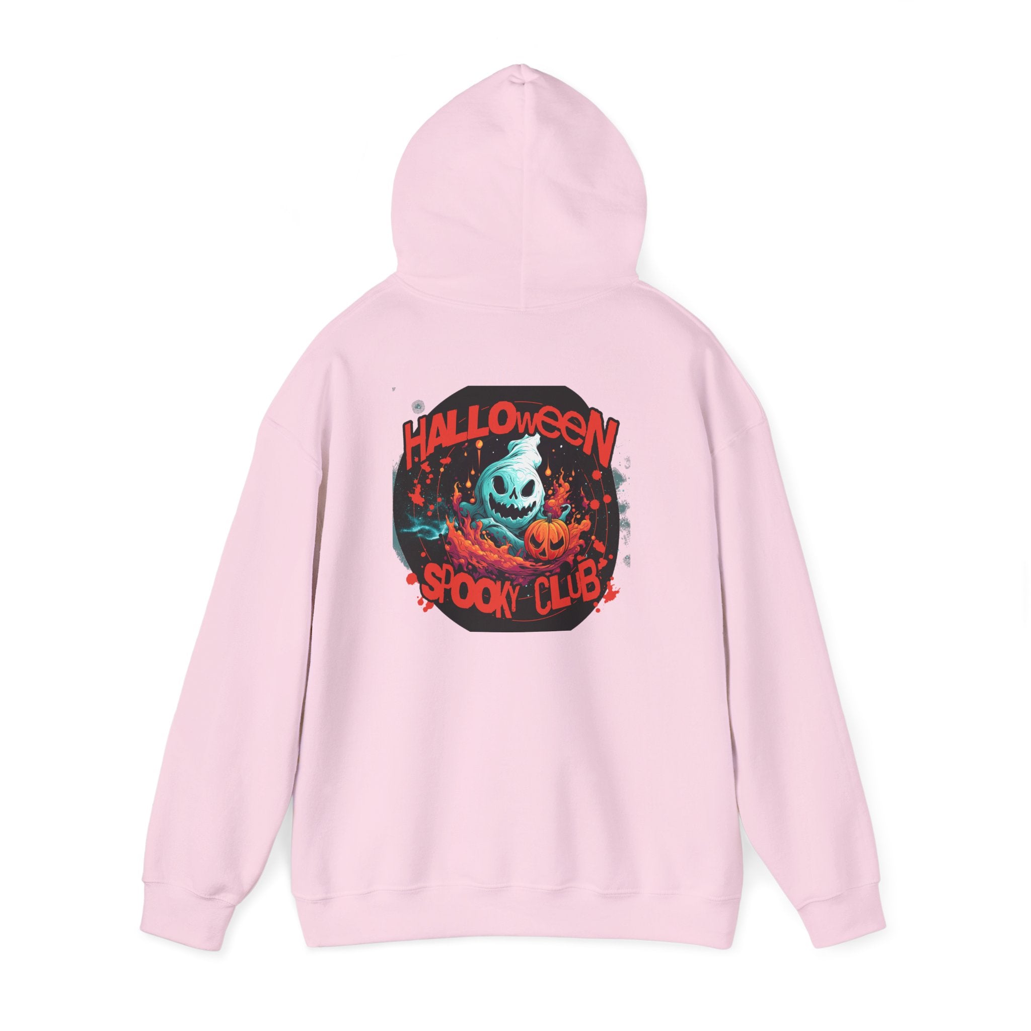 Halloween Spooky Club Hoodie — Fatality Retro Skull Horror Pullover